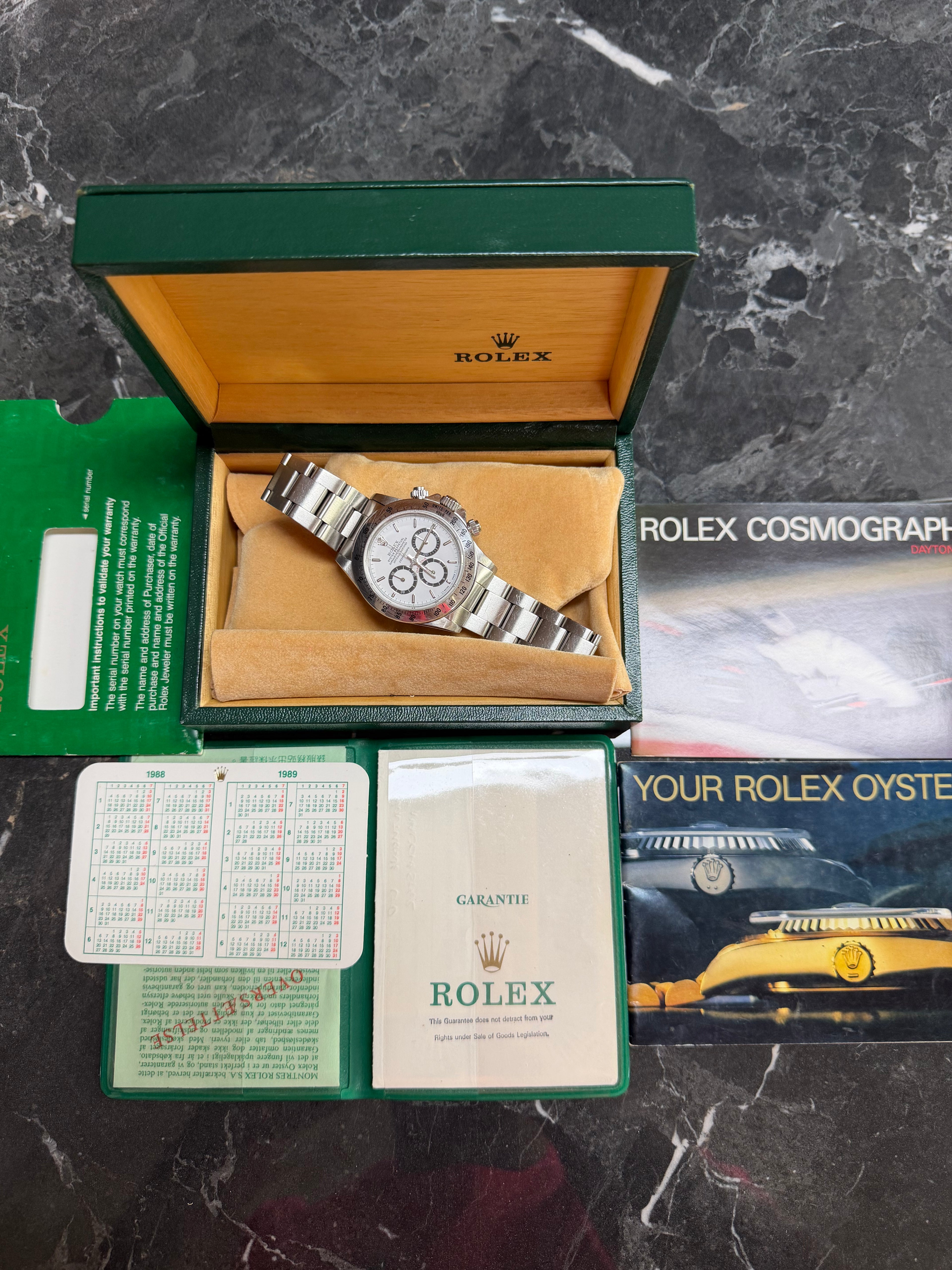 Rolex 16520 Floating Dial 1988 R Serial