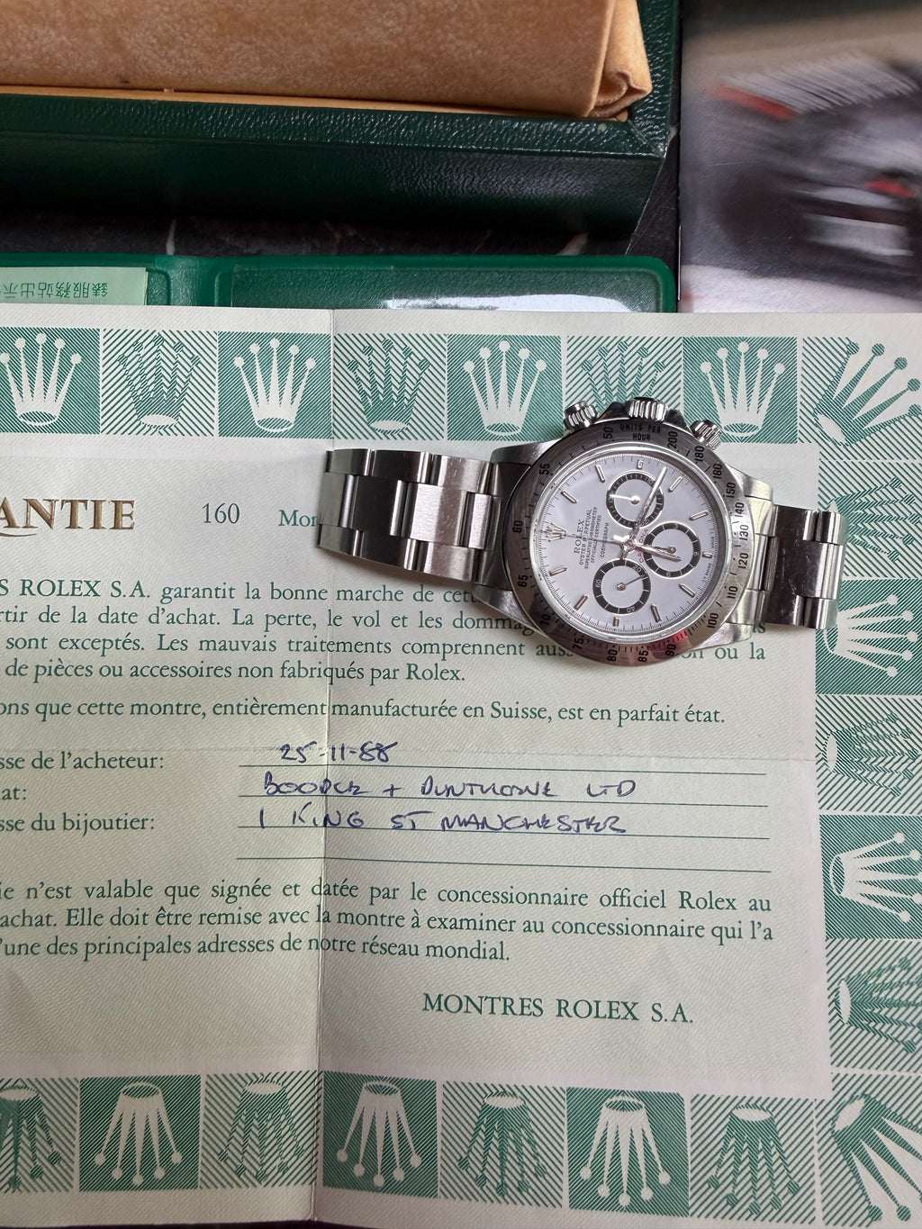 Rolex 16520 Floating Dial 1988 R Serial