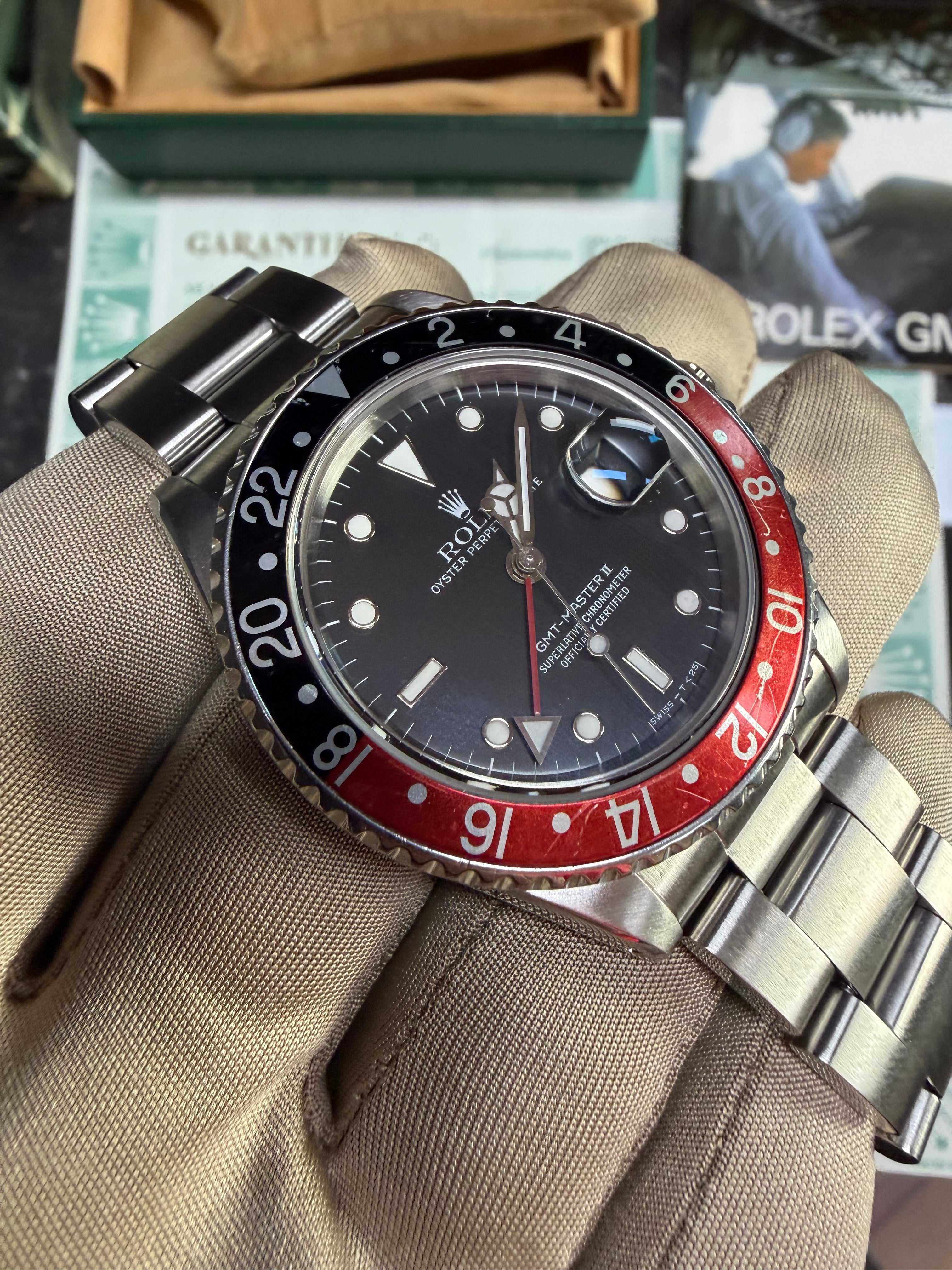 Rolex 16760 GMT Master Coke "Fat Lady"