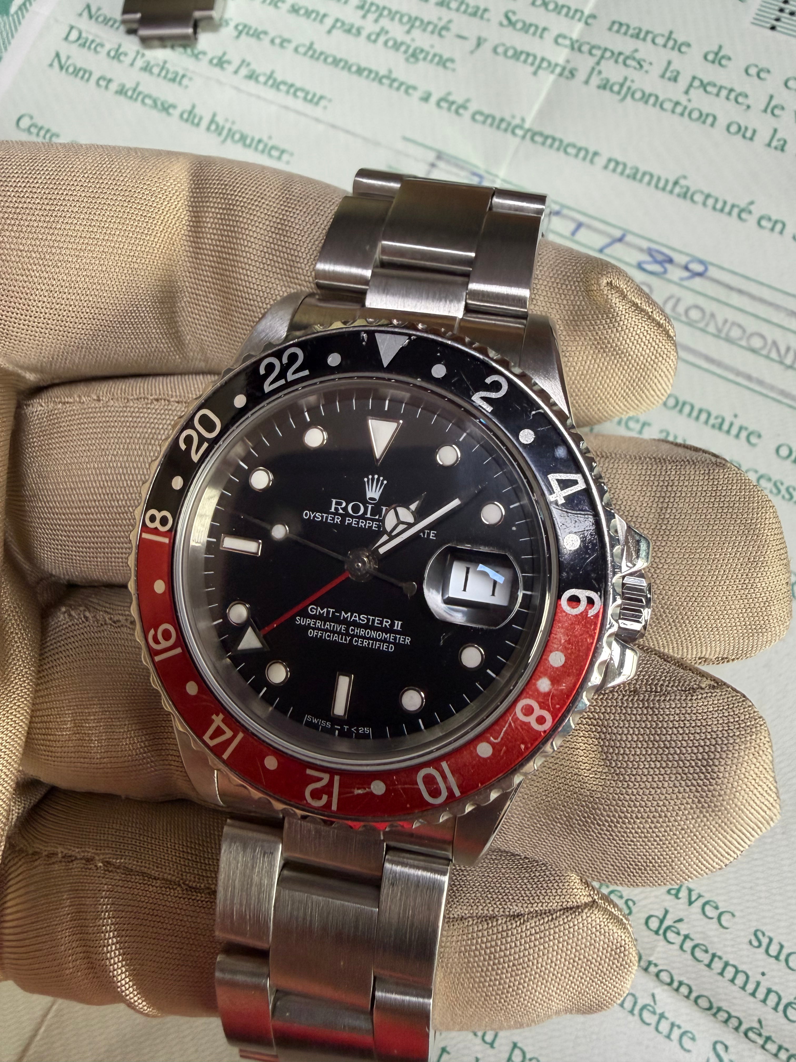 Rolex 16760 GMT Master Coke "Fat Lady"