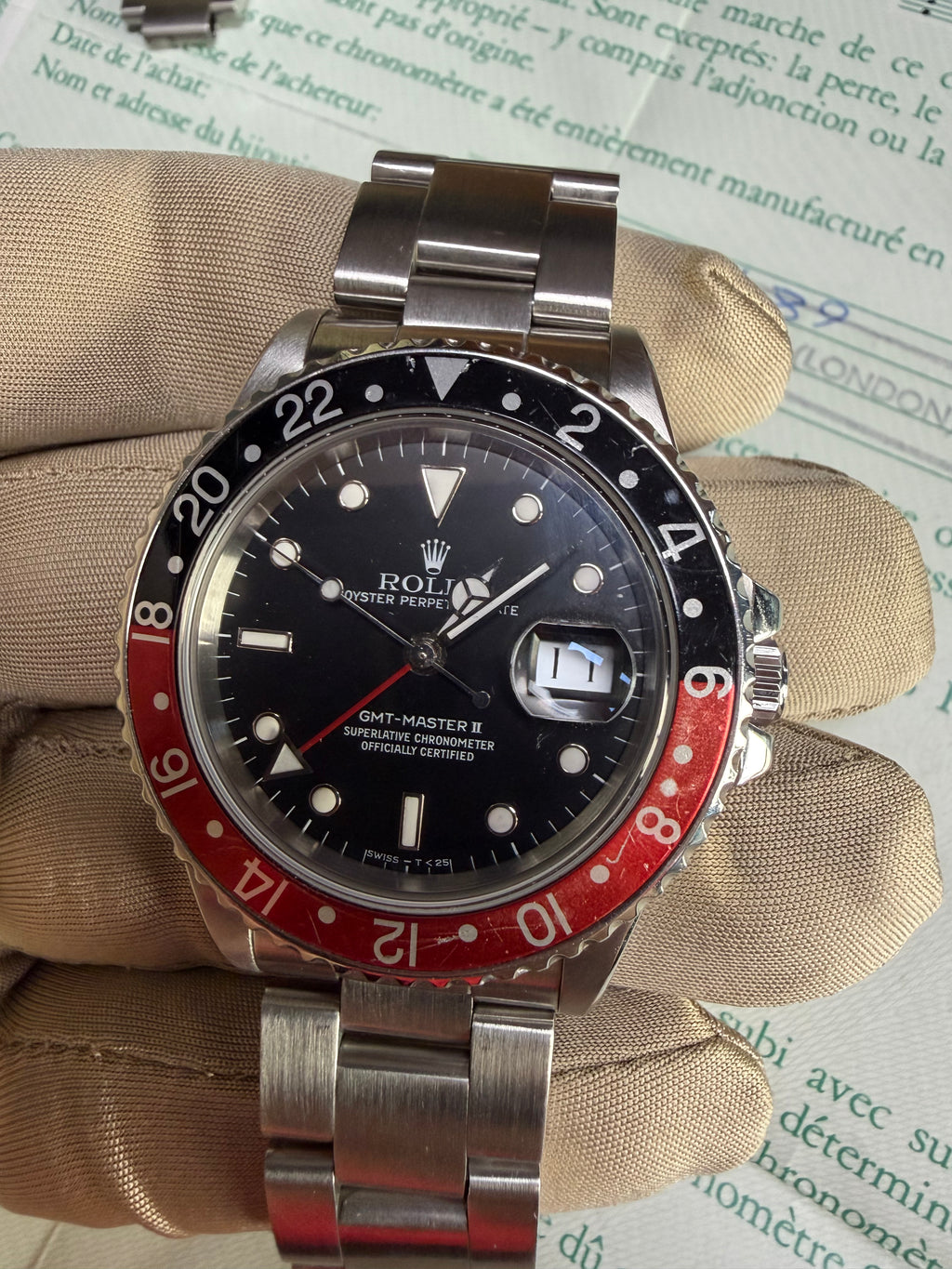 Rolex 16760 GMT Master Coke "Fat Lady"