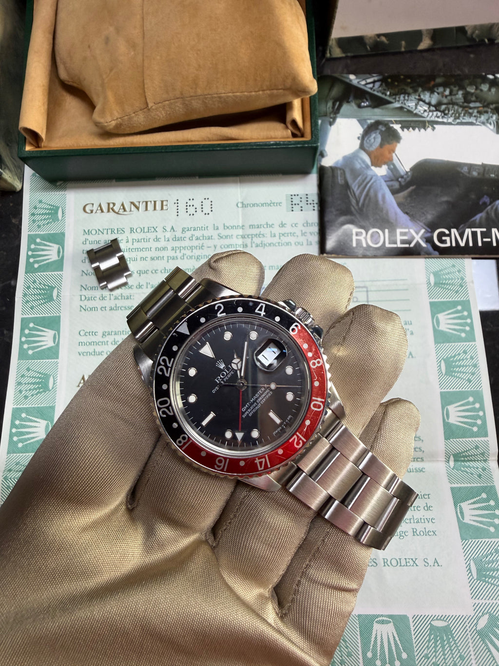 Rolex 16760 GMT Master Coke "Fat Lady"