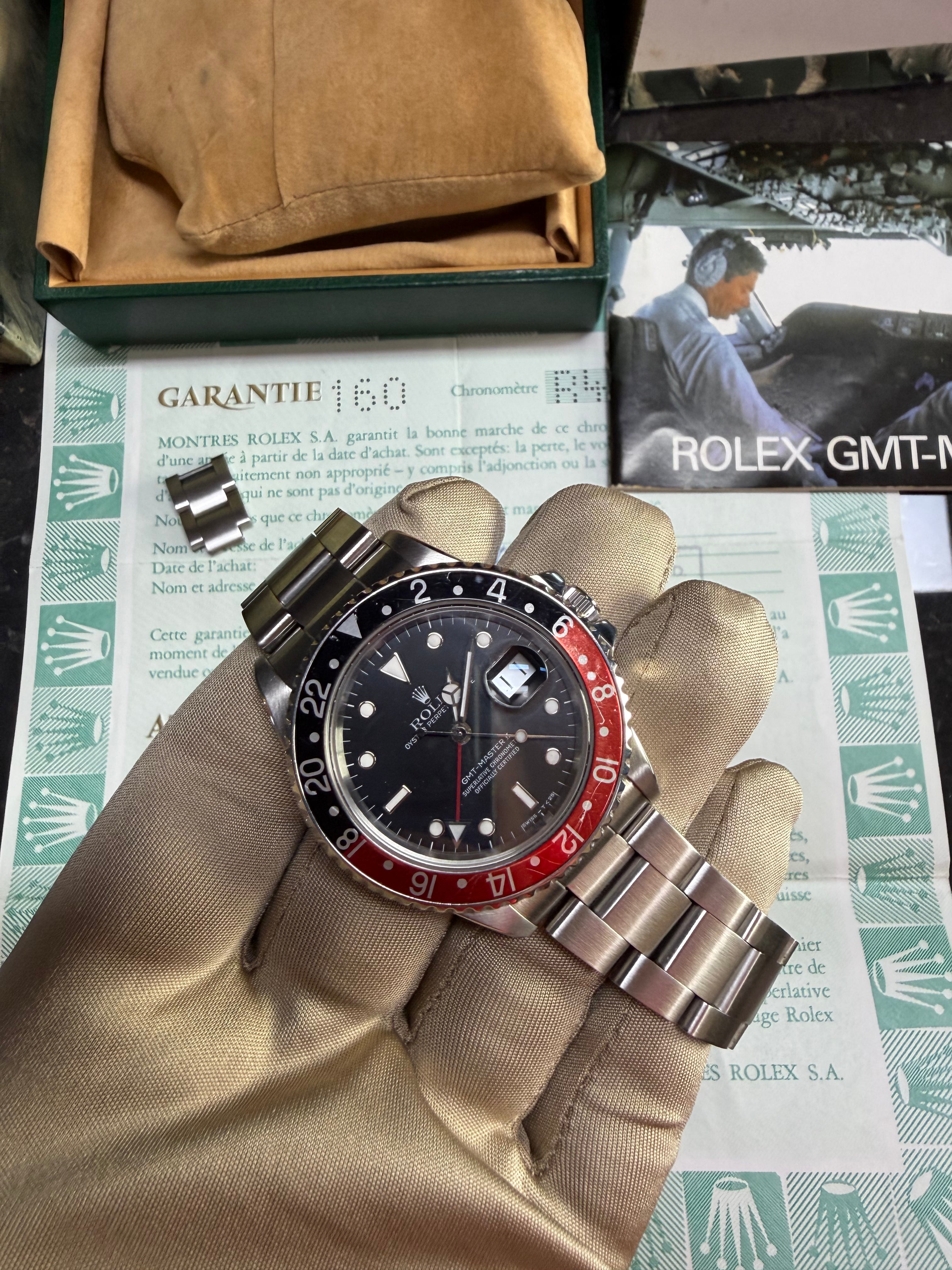 Rolex 16760 GMT Master Coke "Fat Lady"
