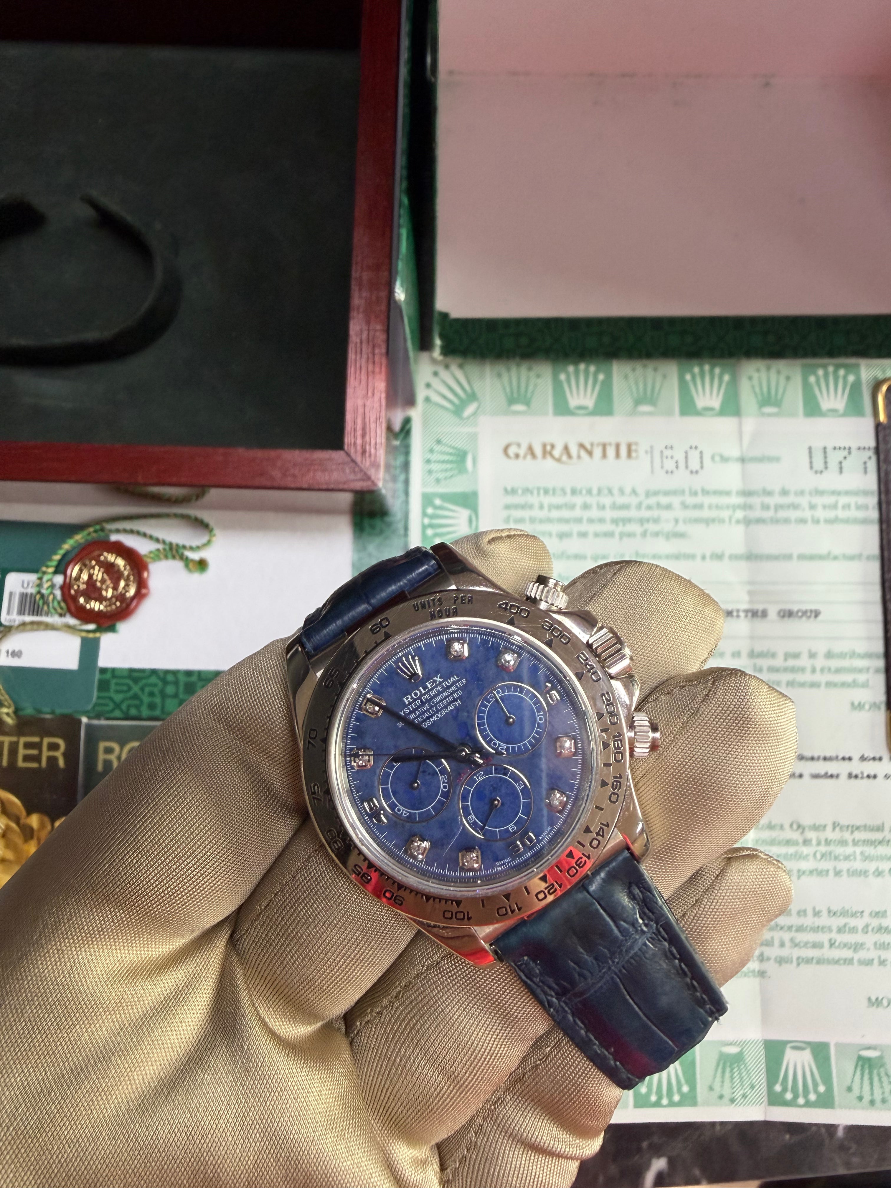 Rolex Daytona 16519 Zenith Blue Sodalite