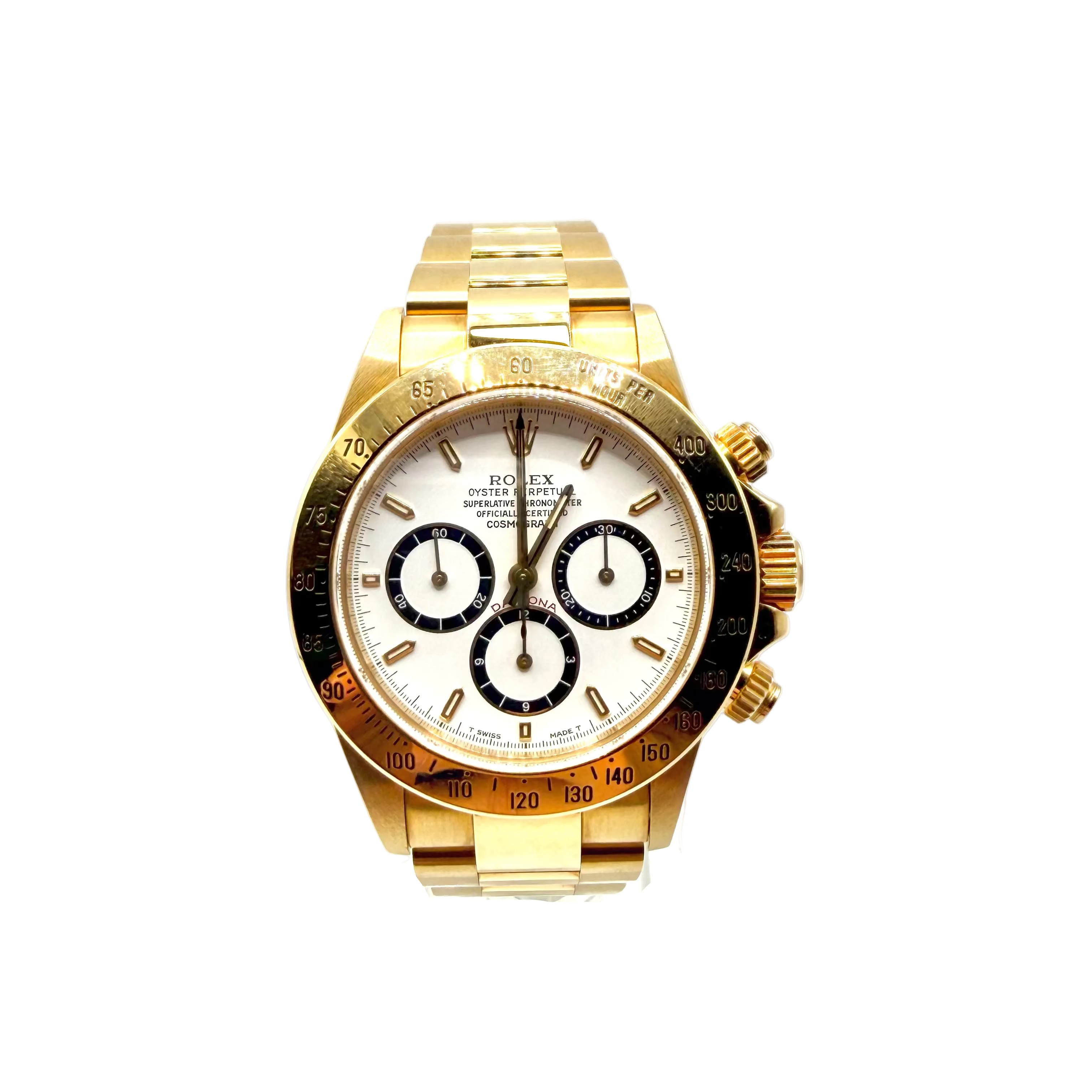 Rolex Daytona 16528 Zenith White Dial