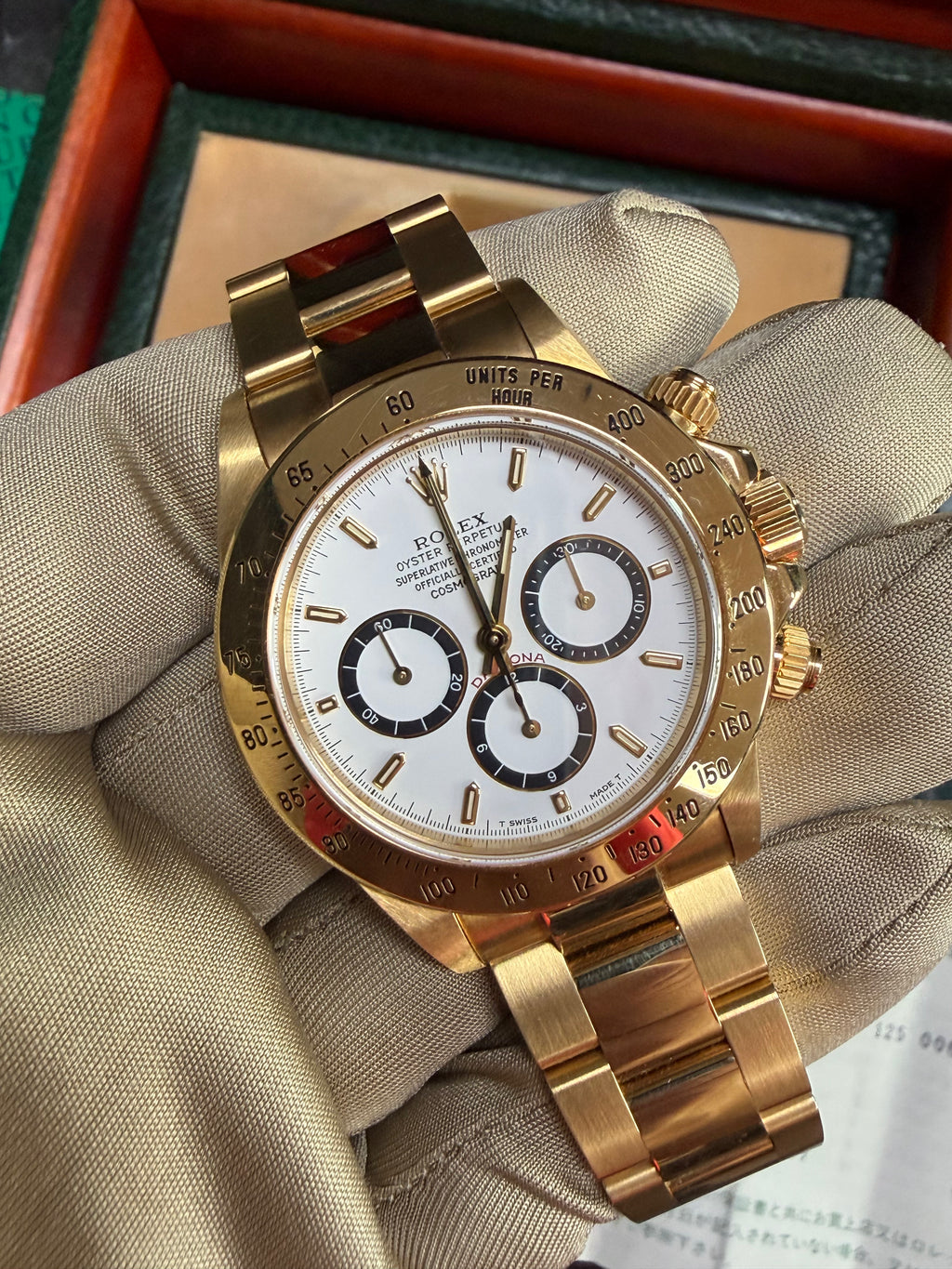 Rolex Daytona 16528 Zenith White Dial