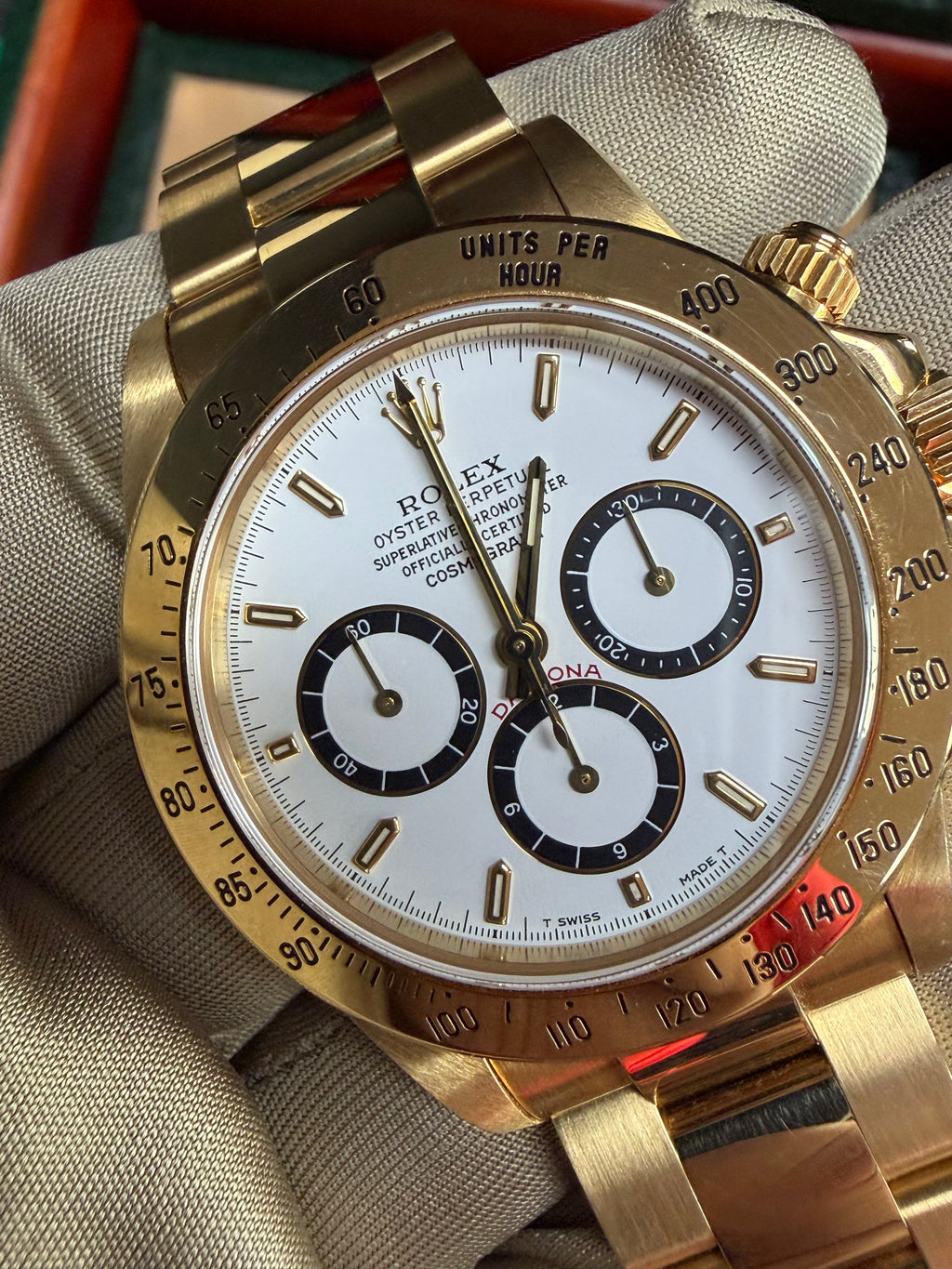 Rolex Daytona 16528 Zenith White Dial