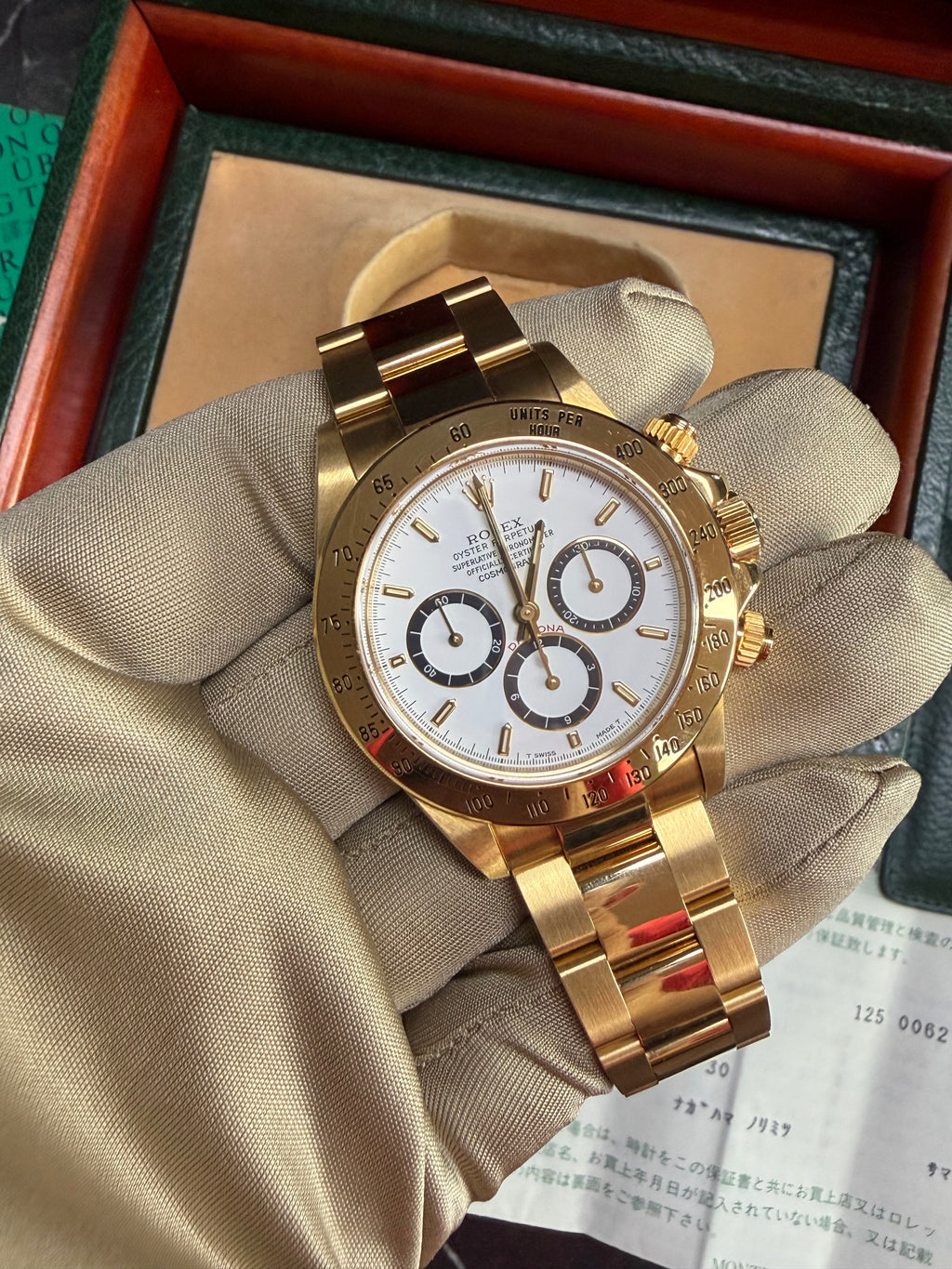 Rolex Daytona 16528 Zenith White Dial