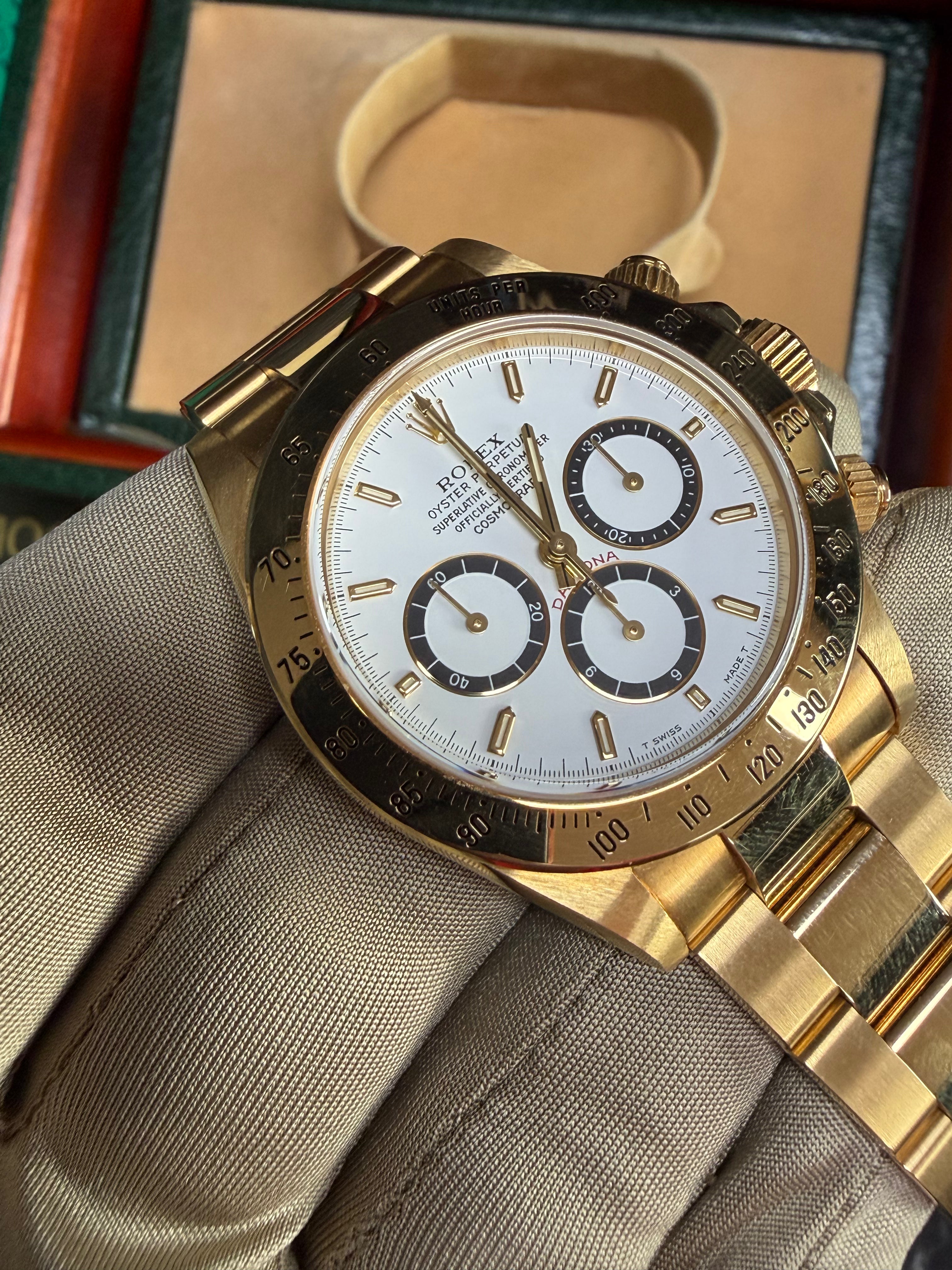 Rolex Daytona 16528 Zenith White Dial