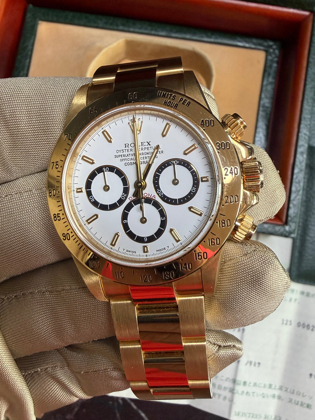 Rolex Daytona 16528 Zenith White Dial