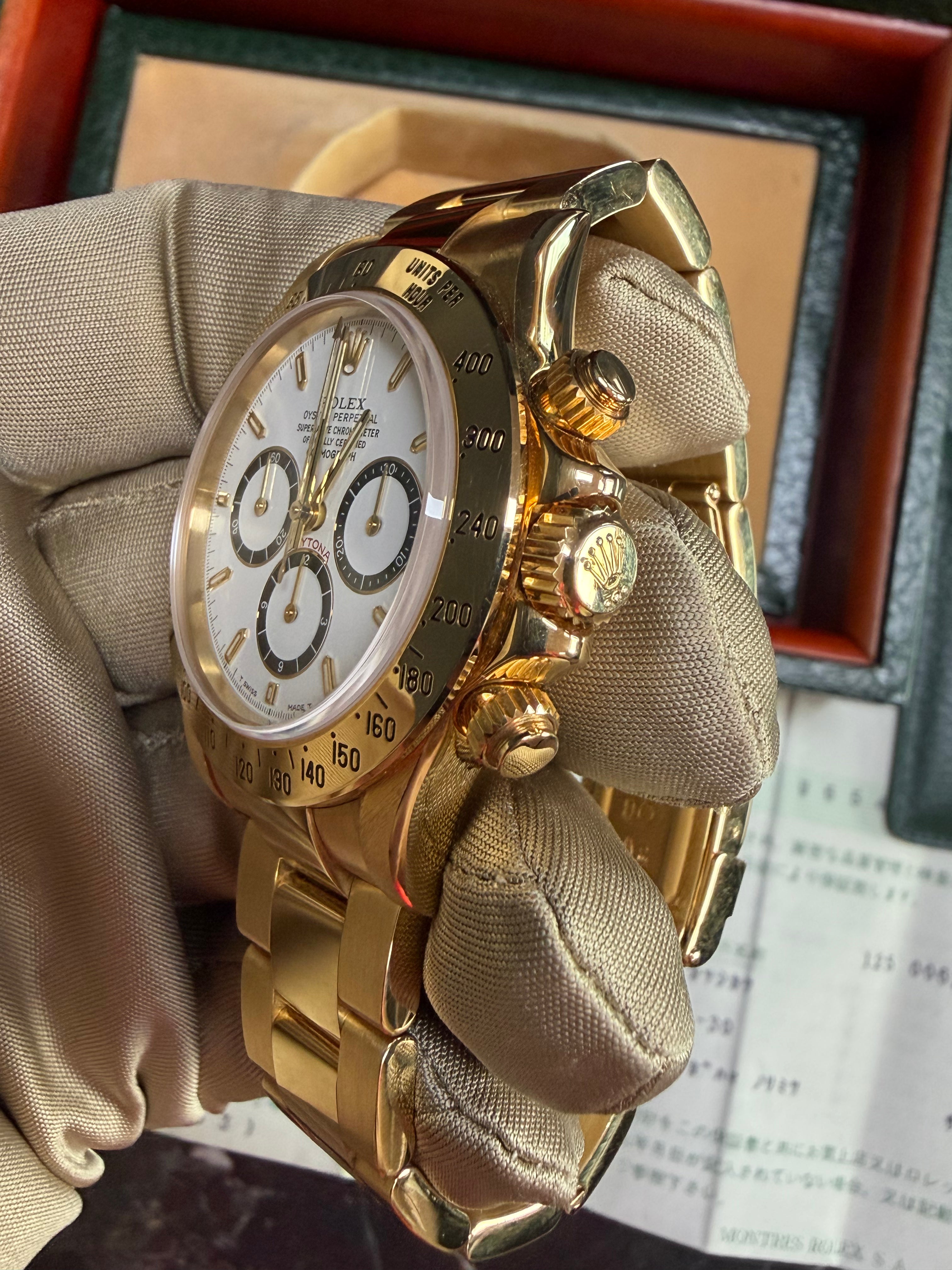 Rolex Daytona 16528 Zenith White Dial