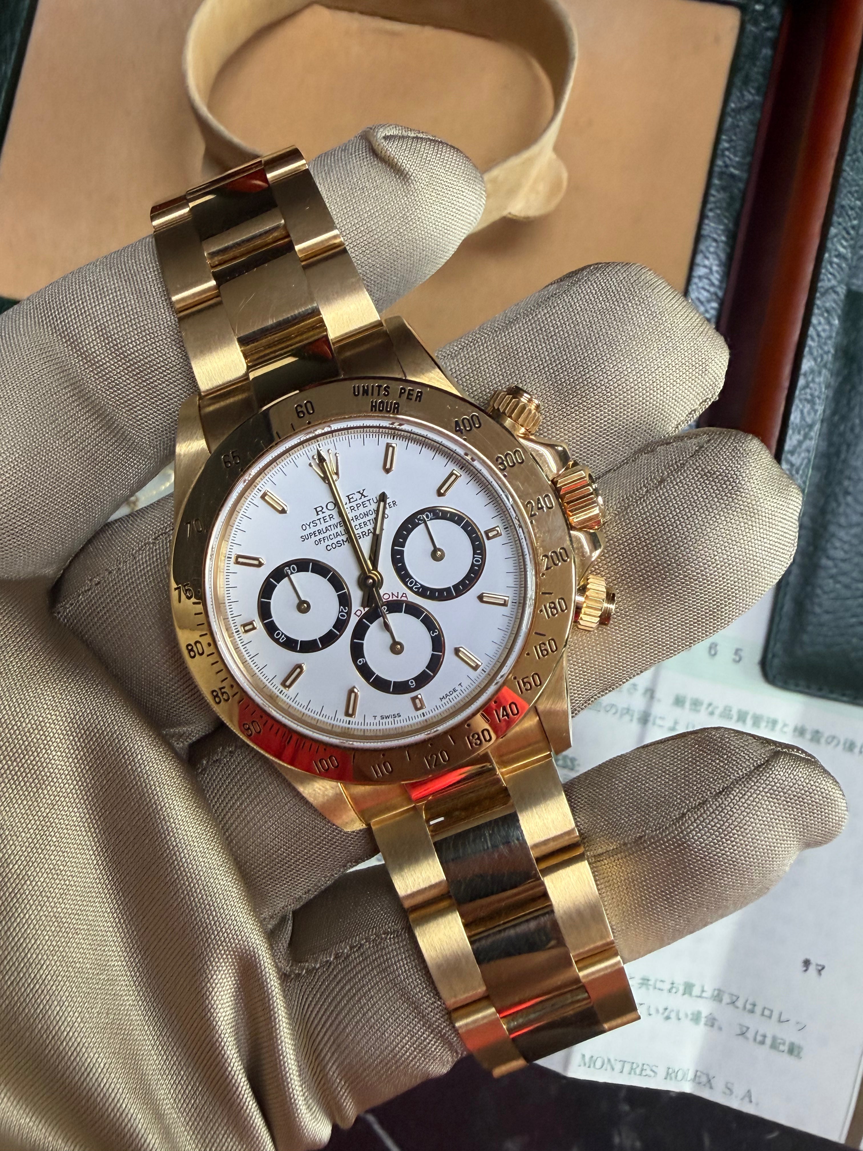 Rolex Daytona 16528 Zenith White Dial