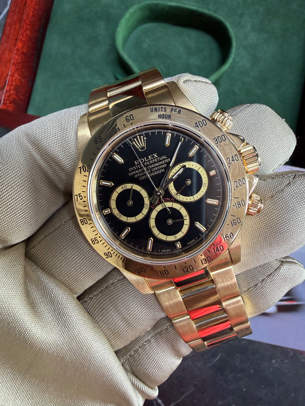 Rolex Daytona 16528 Zenith Black Dial
