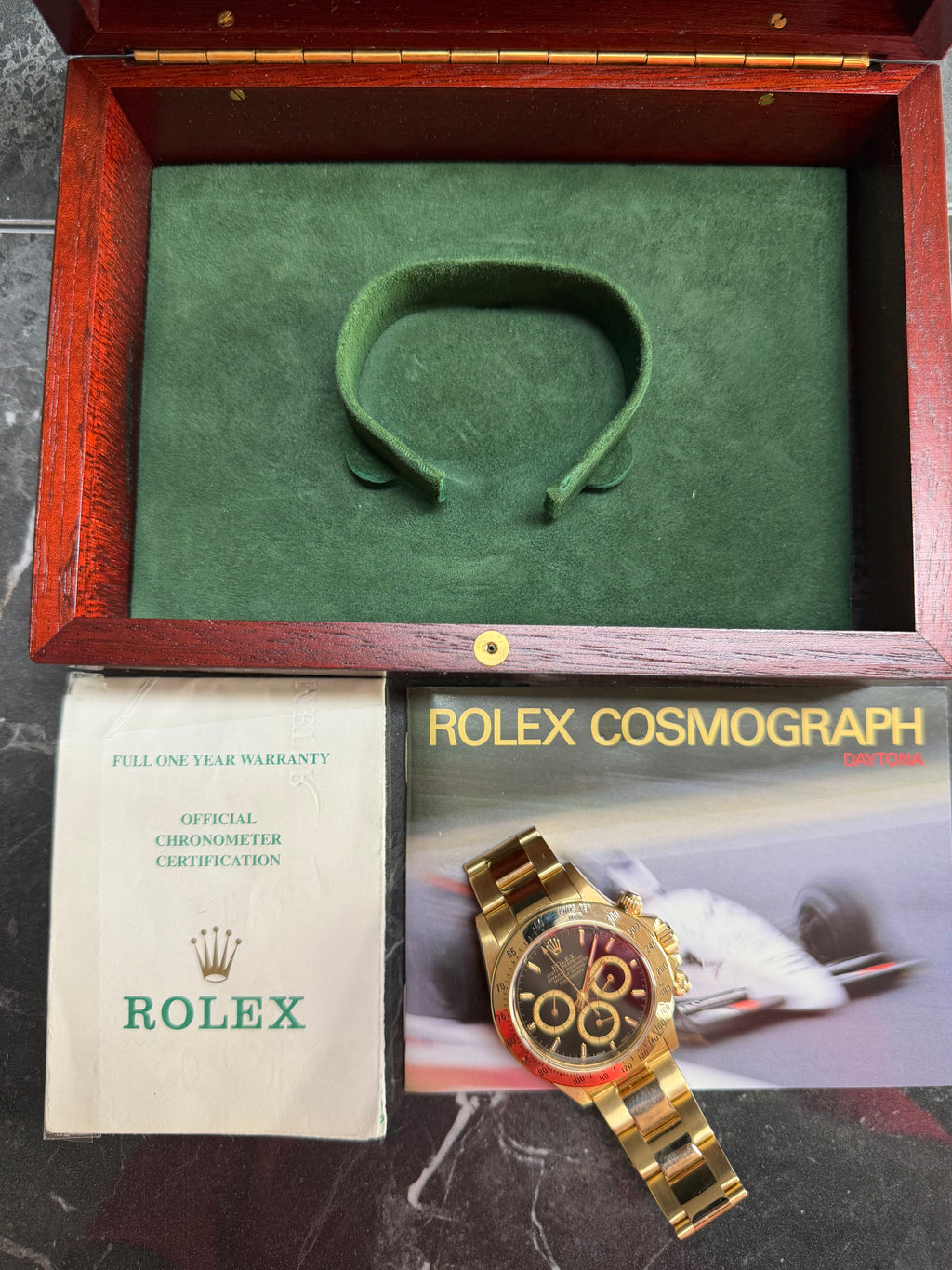 Rolex Daytona 16528 Zenith Black Dial