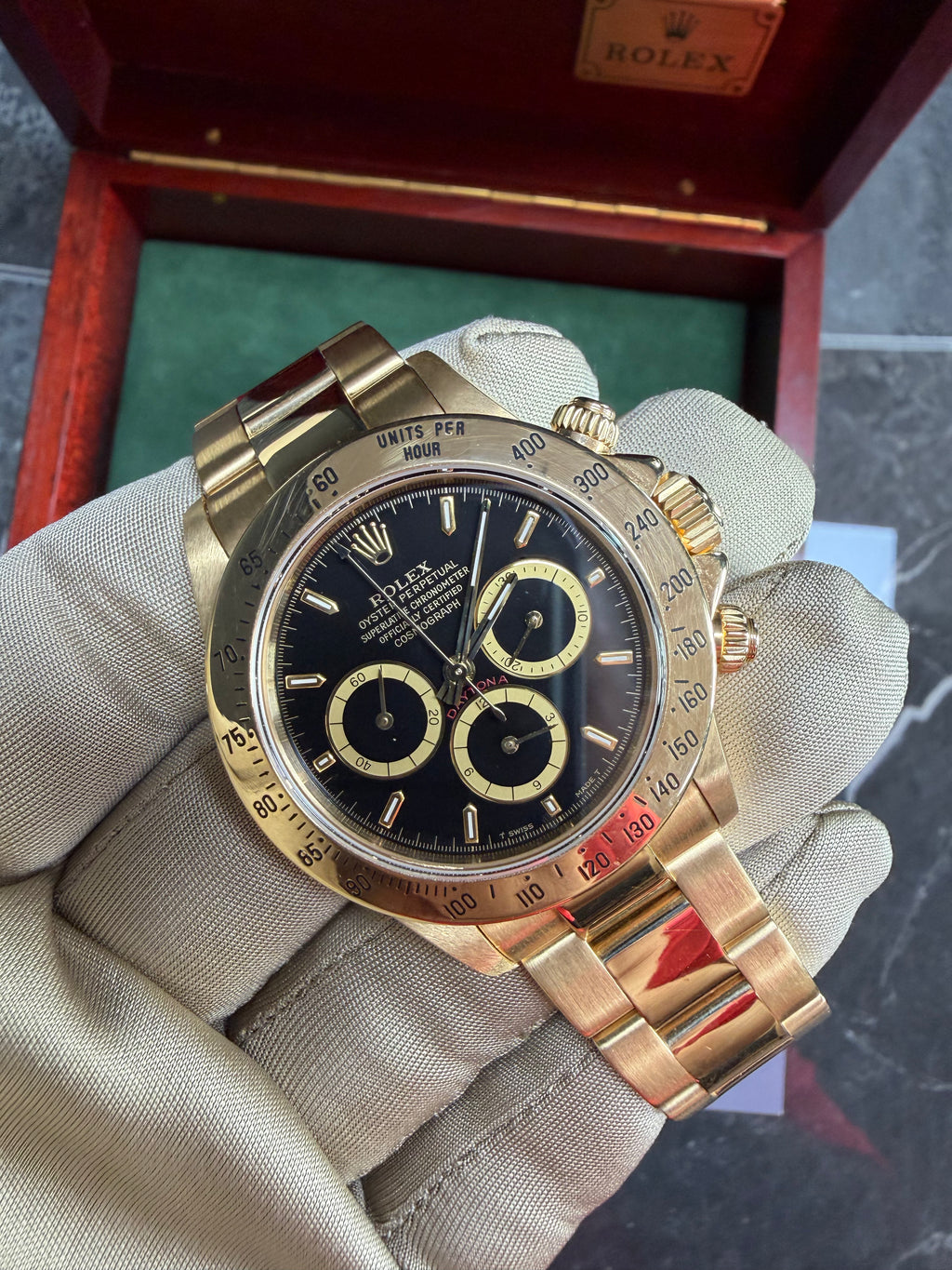 Rolex Daytona 16528 Zenith Black Dial