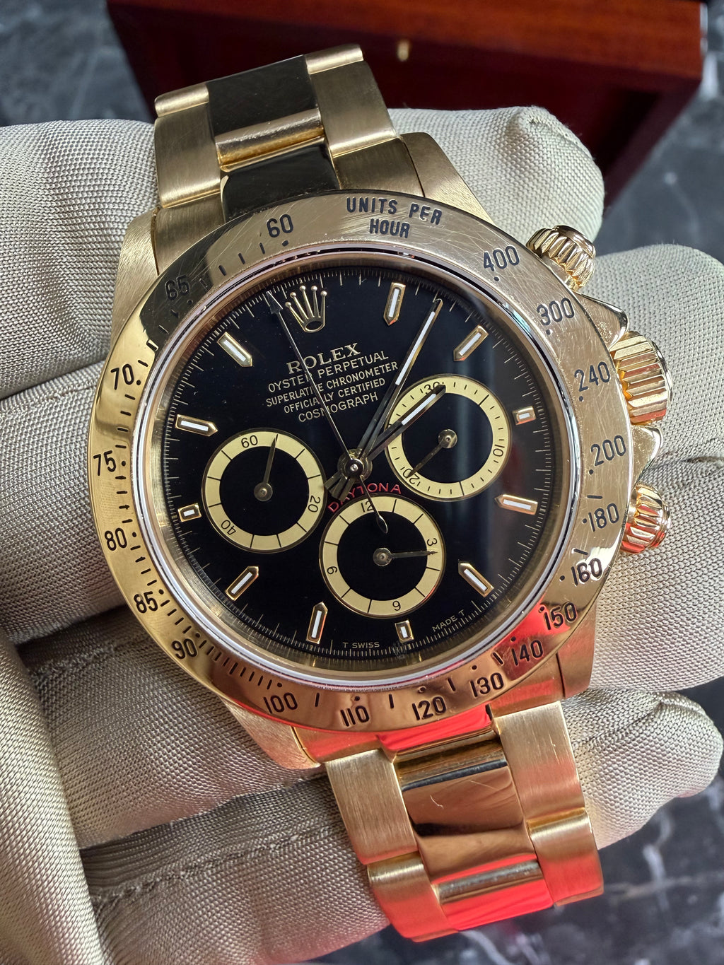 Rolex Daytona 16528 Zenith Black Dial