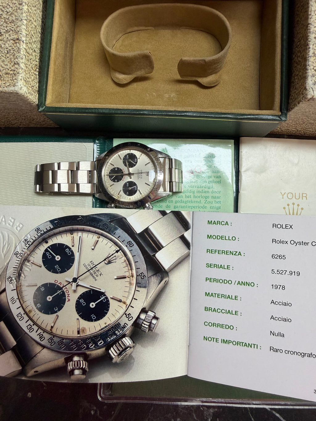 Rolex Daytona 6265 Big Red