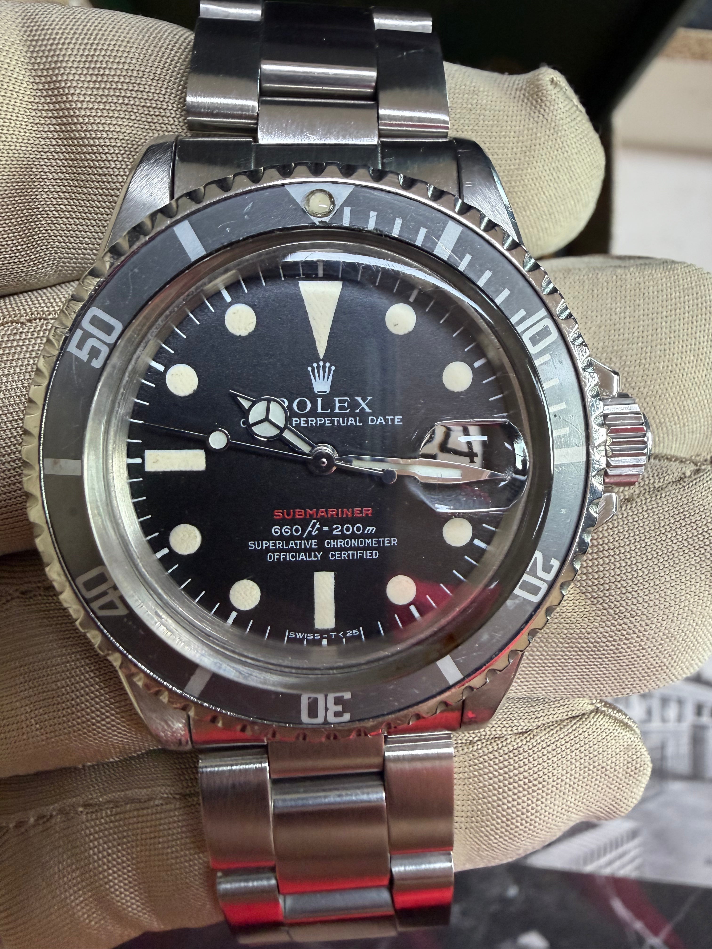 Rolex Submariner 1680 Red Writing