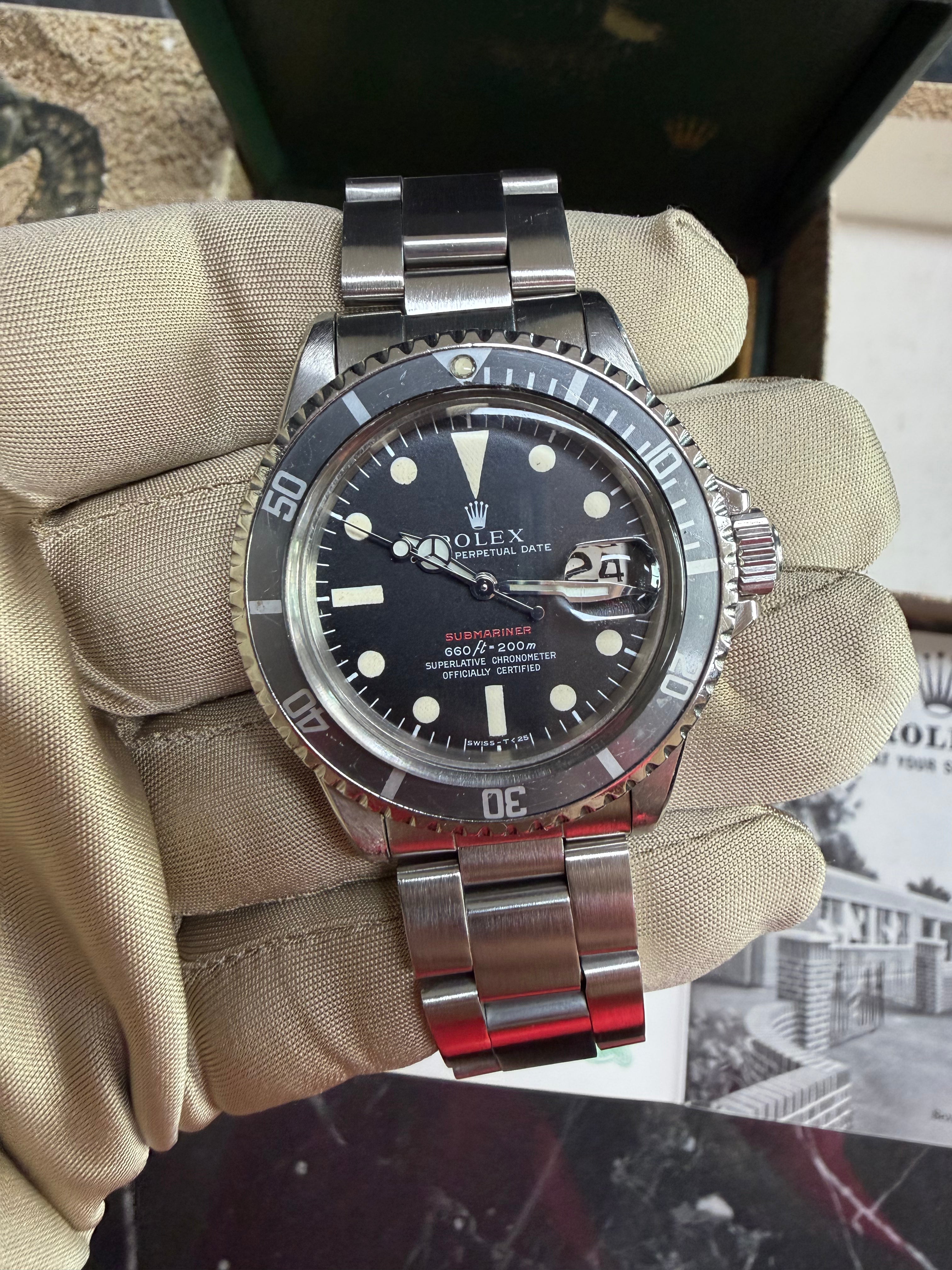 Rolex Submariner 1680 Red Writing