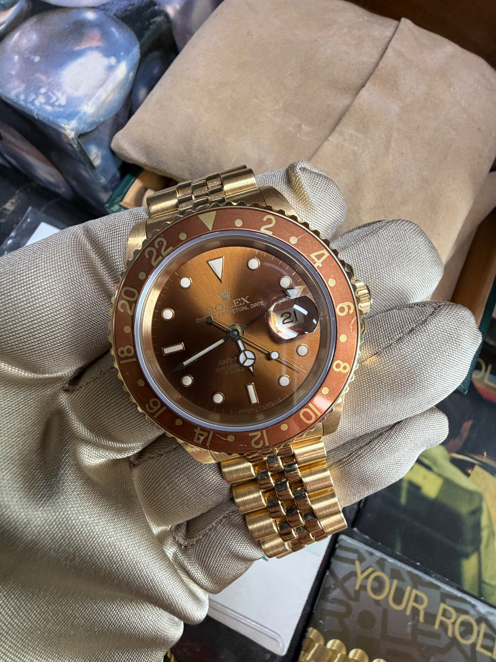 Rolex GMT Master II Rootbear 16718