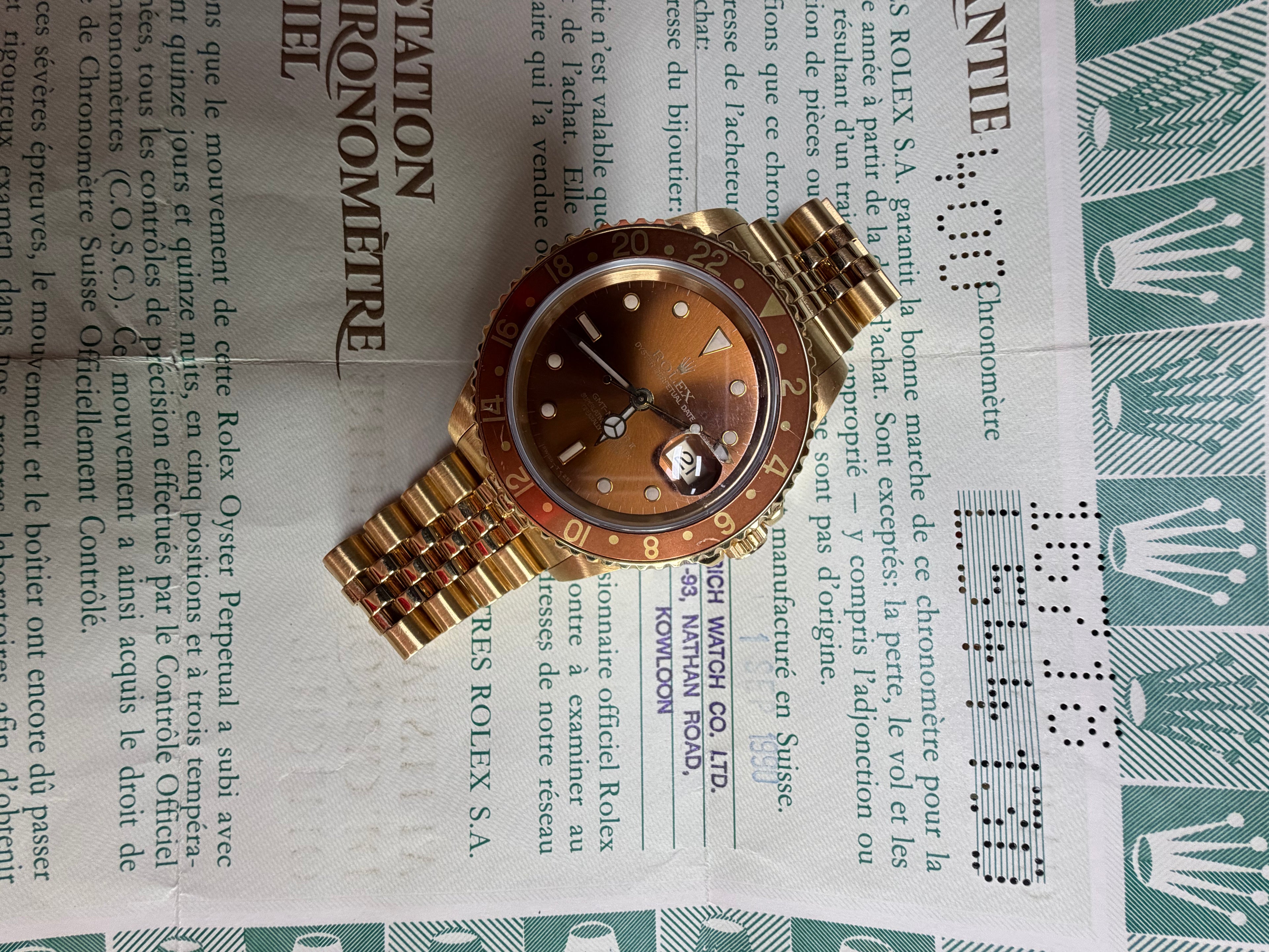 Rolex GMT Master II Rootbear 16718