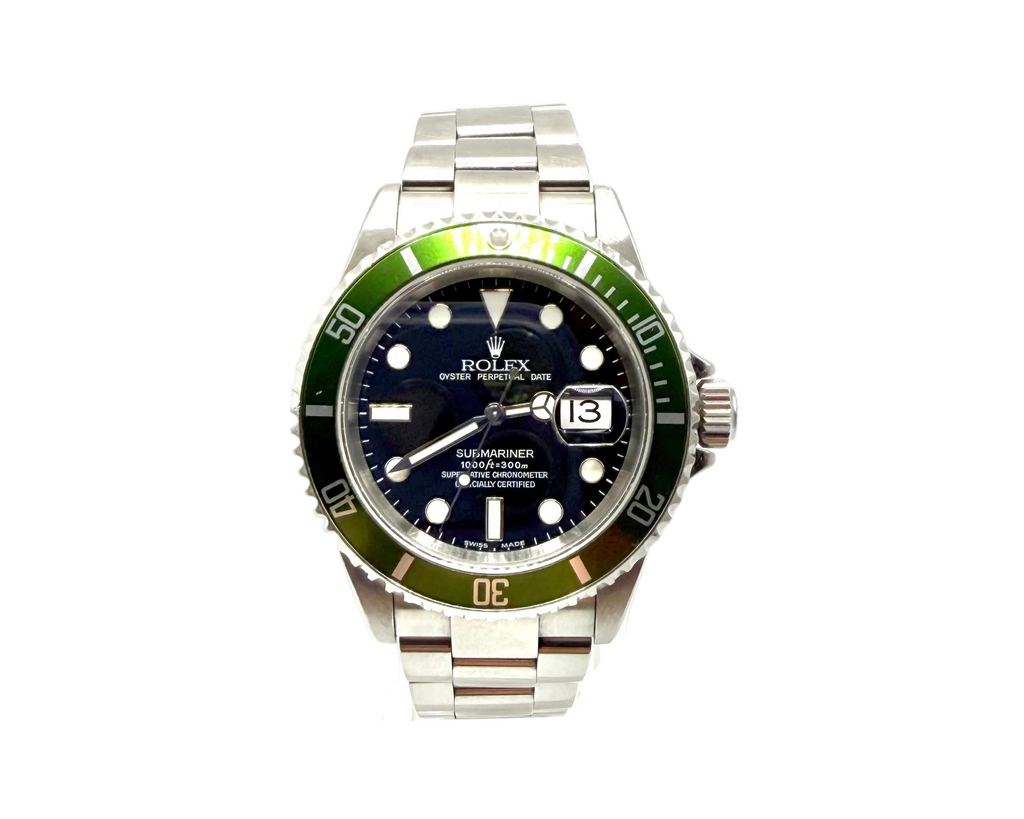 Rolex Submariner 16610LV Kermit Flat 4 - 2004