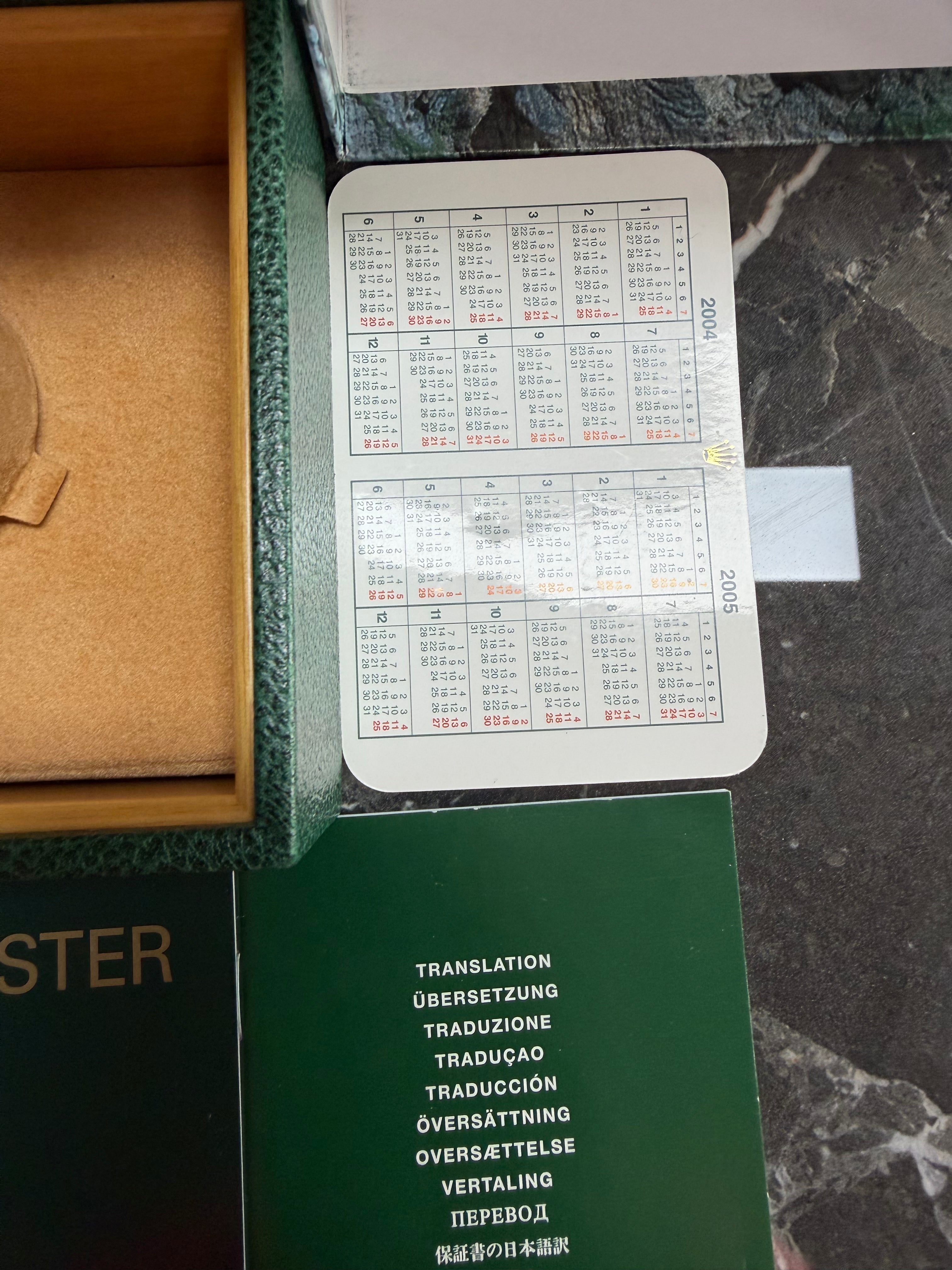 Rolex Submariner 16610LV Kermit Flat 4 - 2004