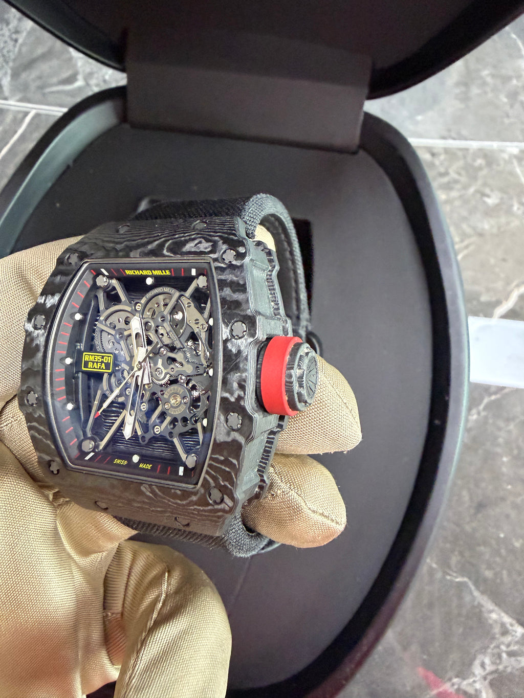 RICHARD MILLE ‘RAFAEL NADAL’ NTPT CARBON RM 35-01 CARBON FIBRE