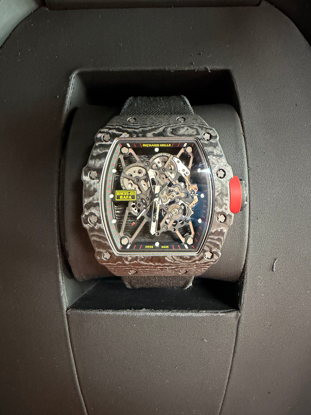 RICHARD MILLE ‘RAFAEL NADAL’ NTPT CARBON RM 35-01 CARBON FIBRE