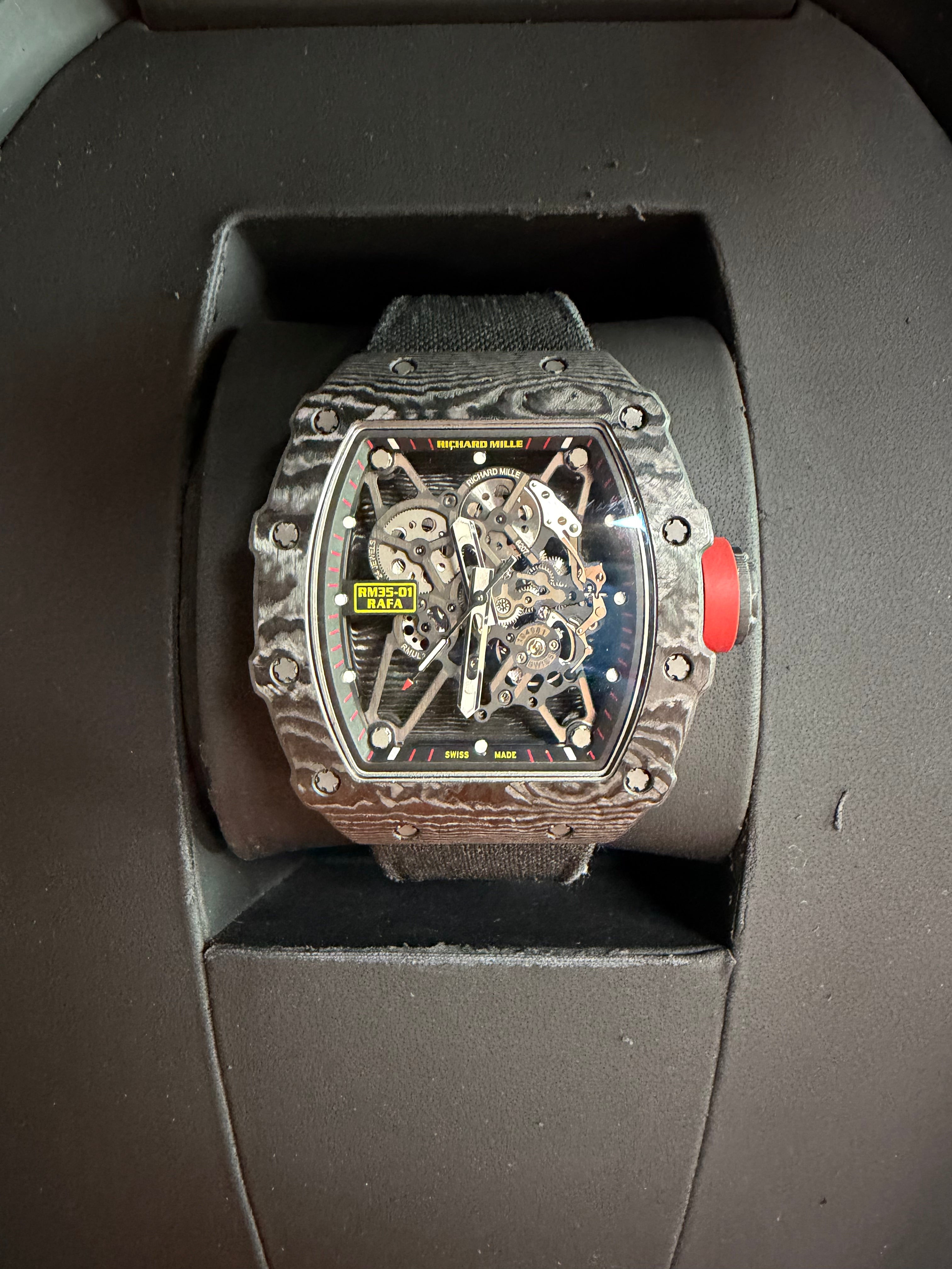 RICHARD MILLE ‘RAFAEL NADAL’ NTPT CARBON RM 35-01 CARBON FIBRE