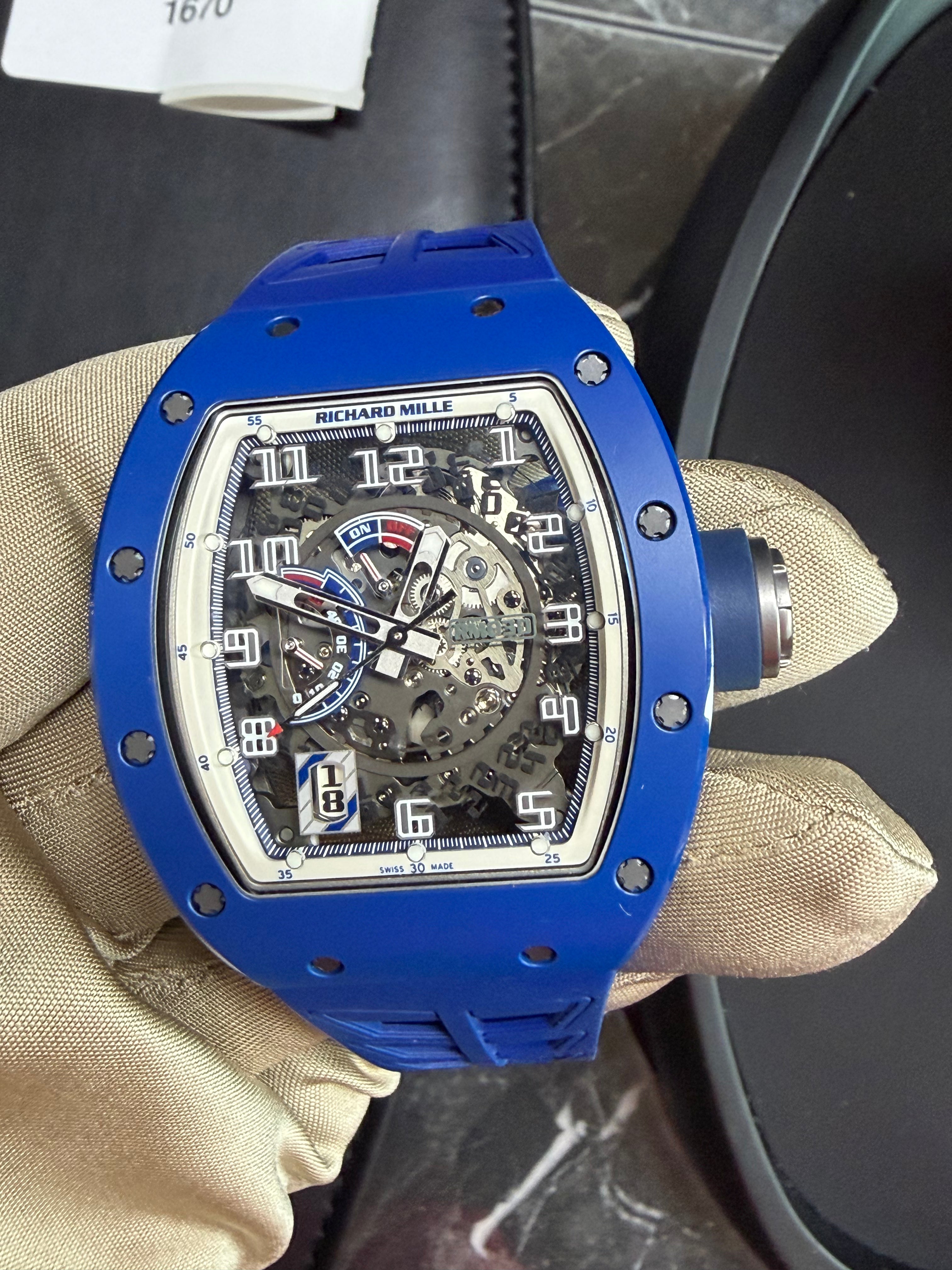 Richard Mille RM 030 Blue Ceramic Boutique Edition