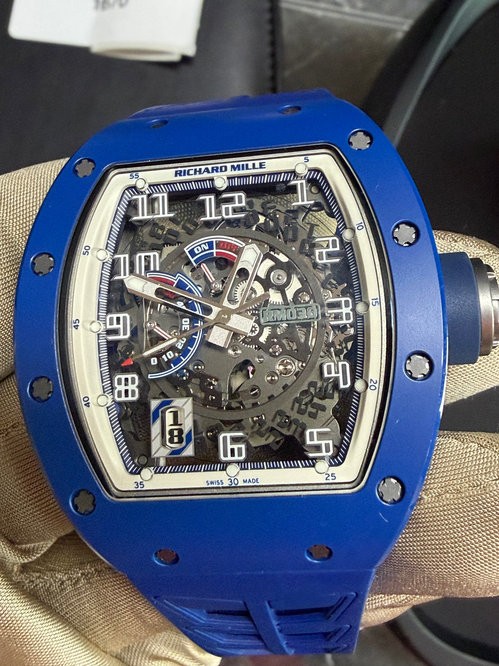 Richard Mille RM 030 Blue Ceramic Boutique Edition