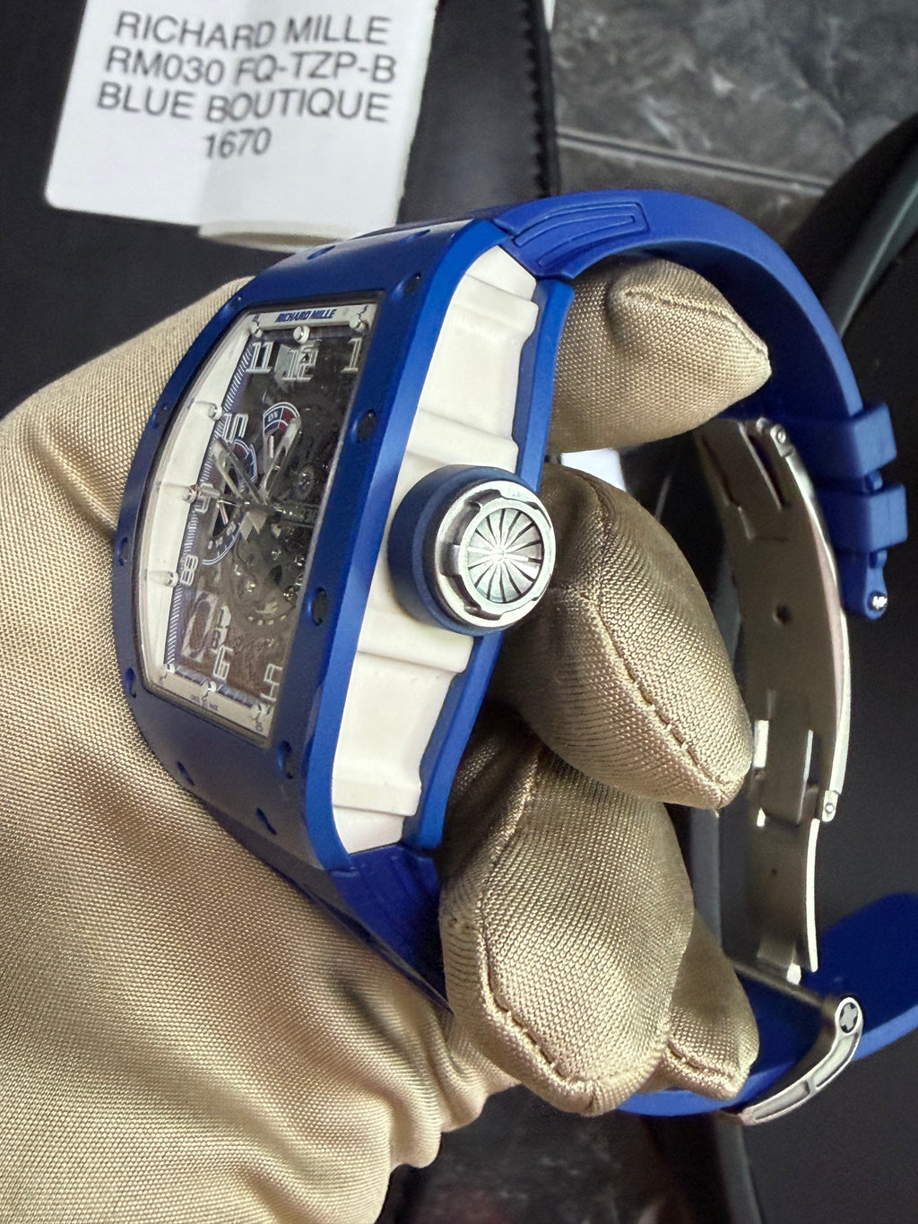 Richard Mille RM 030 Blue Ceramic Boutique Edition