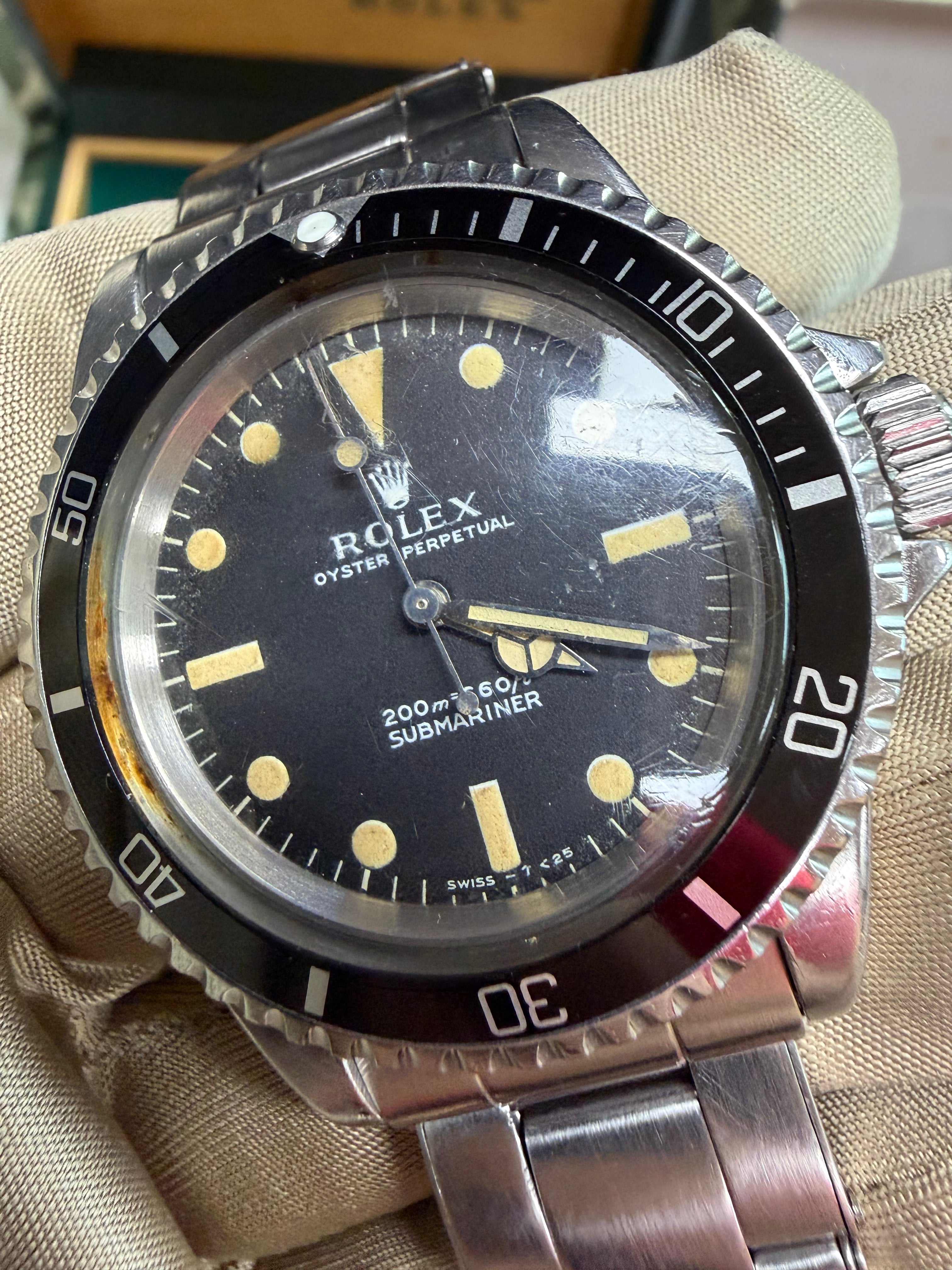 Rolex Submariner 5513 Meters First