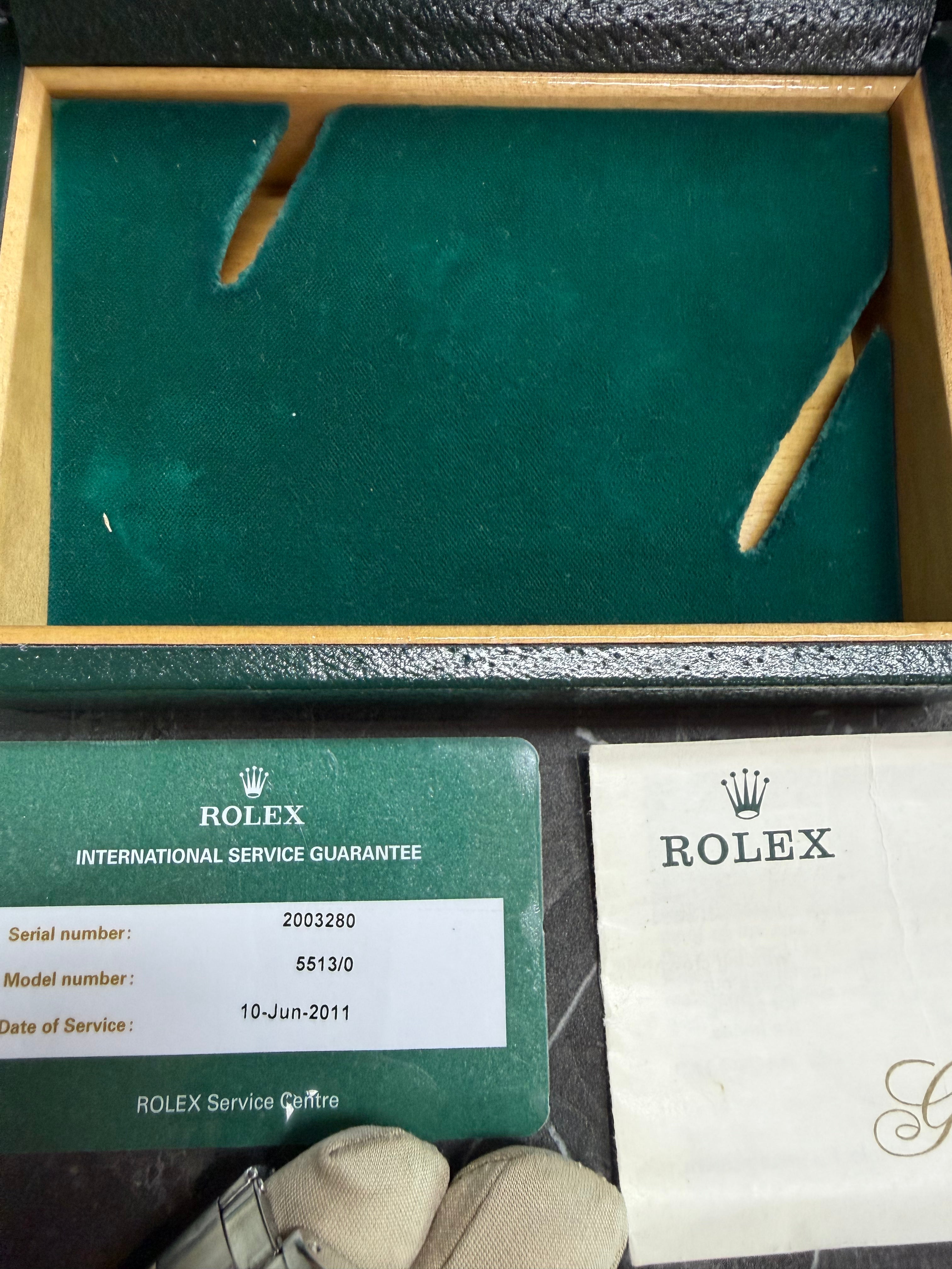 Rolex Submariner 5513 Meters First
