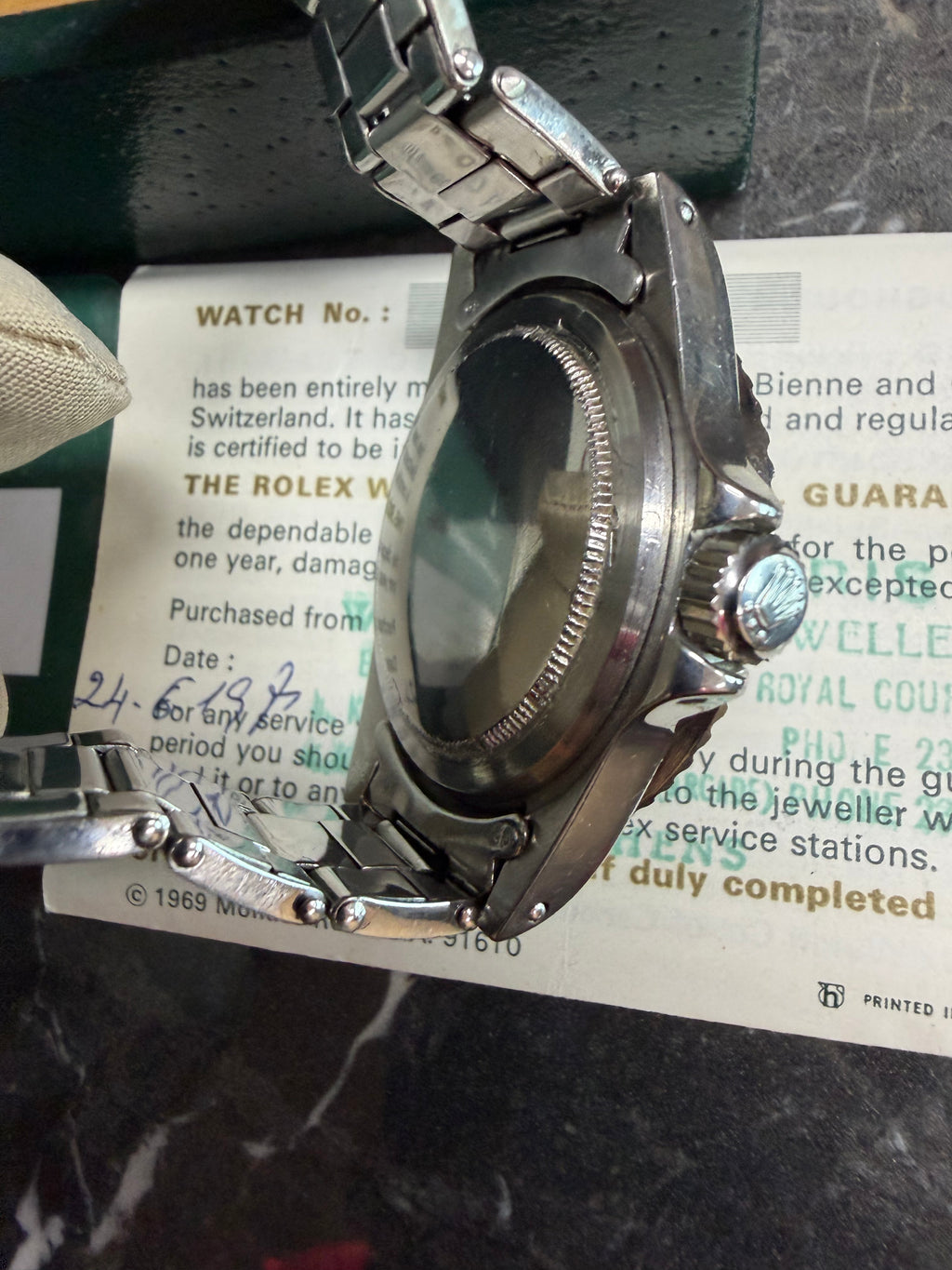 Rolex Submariner 5513 Meters First