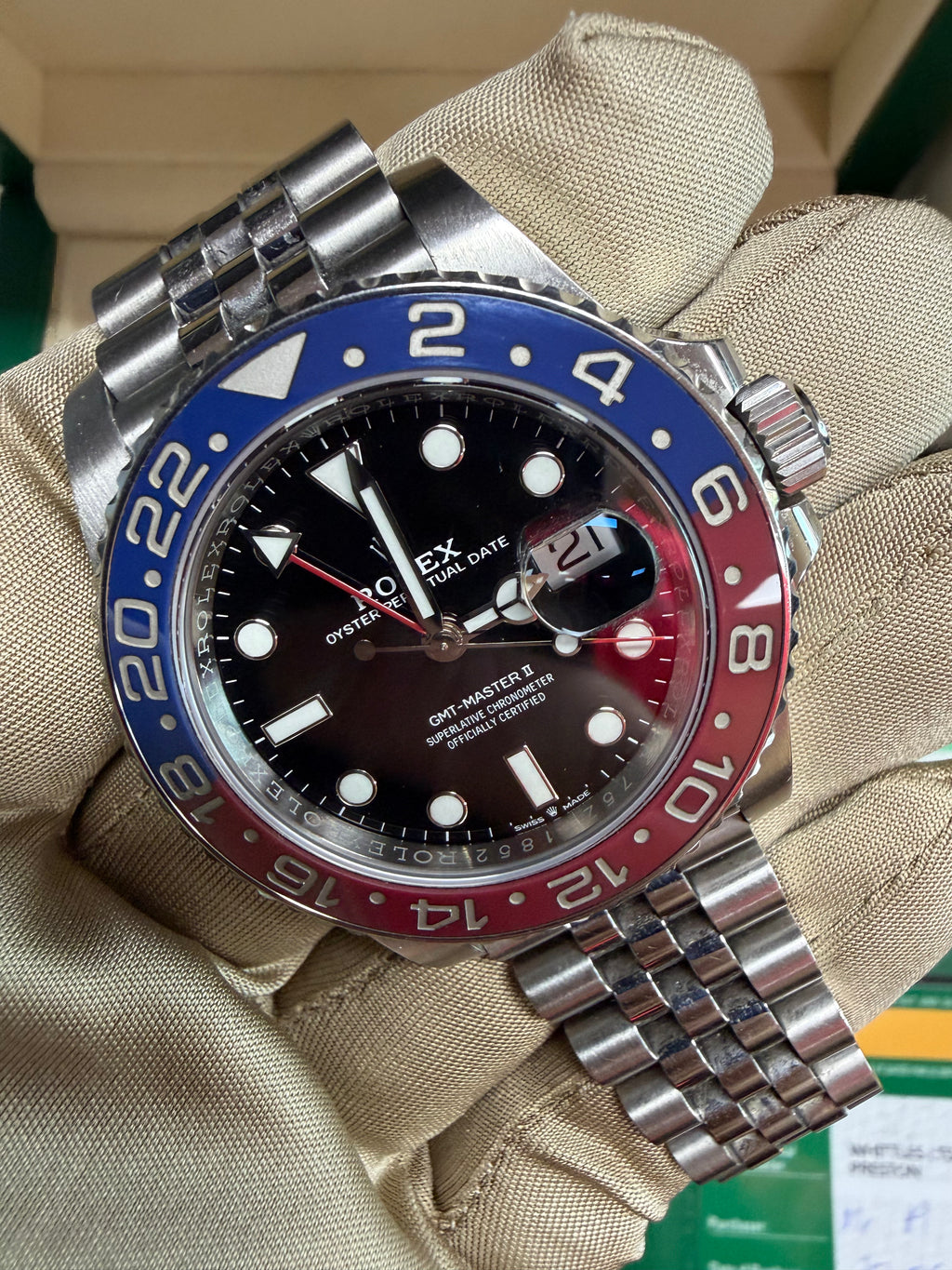 Rolex 126710BLRO GMT Master Pepsi 2018 MK1