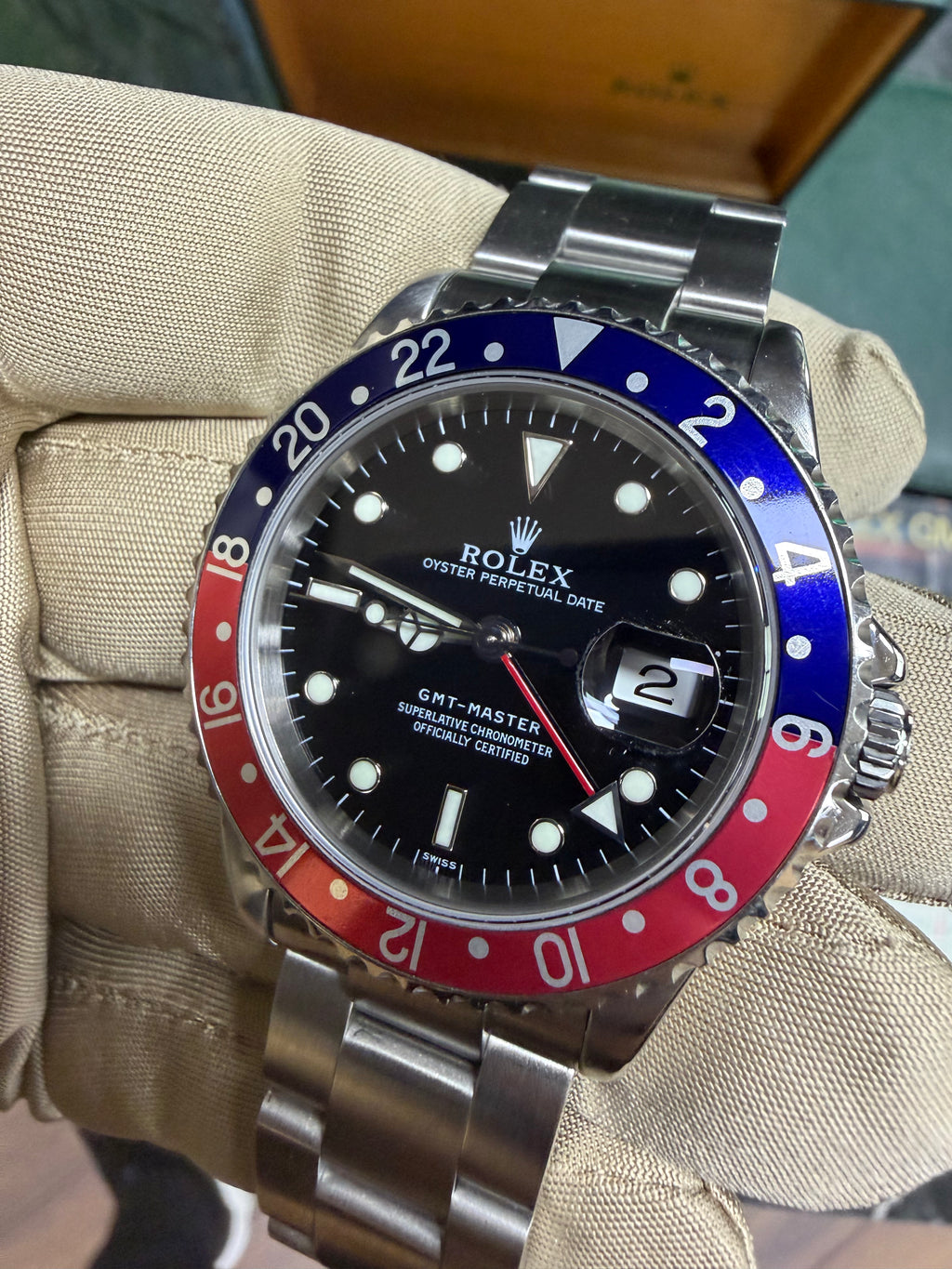 Rolex GMT Master II 16700 Pepsi Box & Paperwork