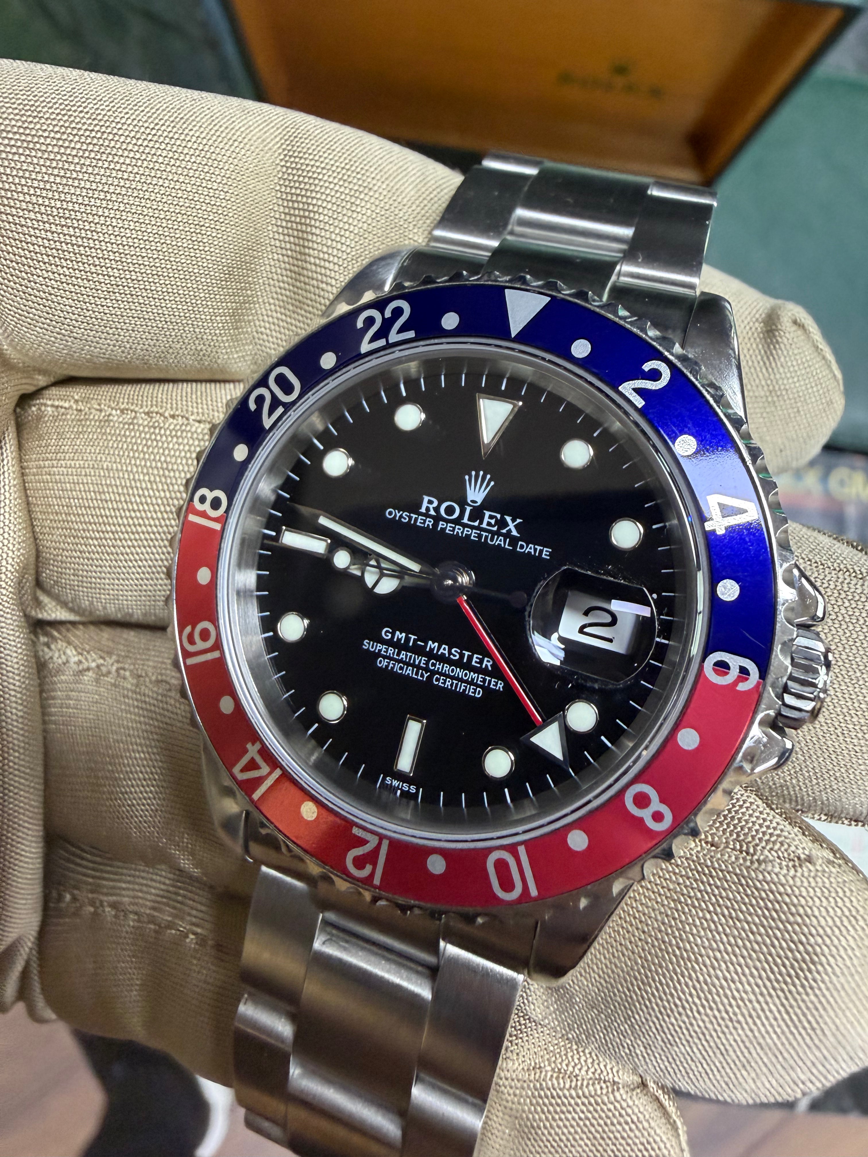 Rolex GMT Master II 16700 Pepsi Box & Paperwork