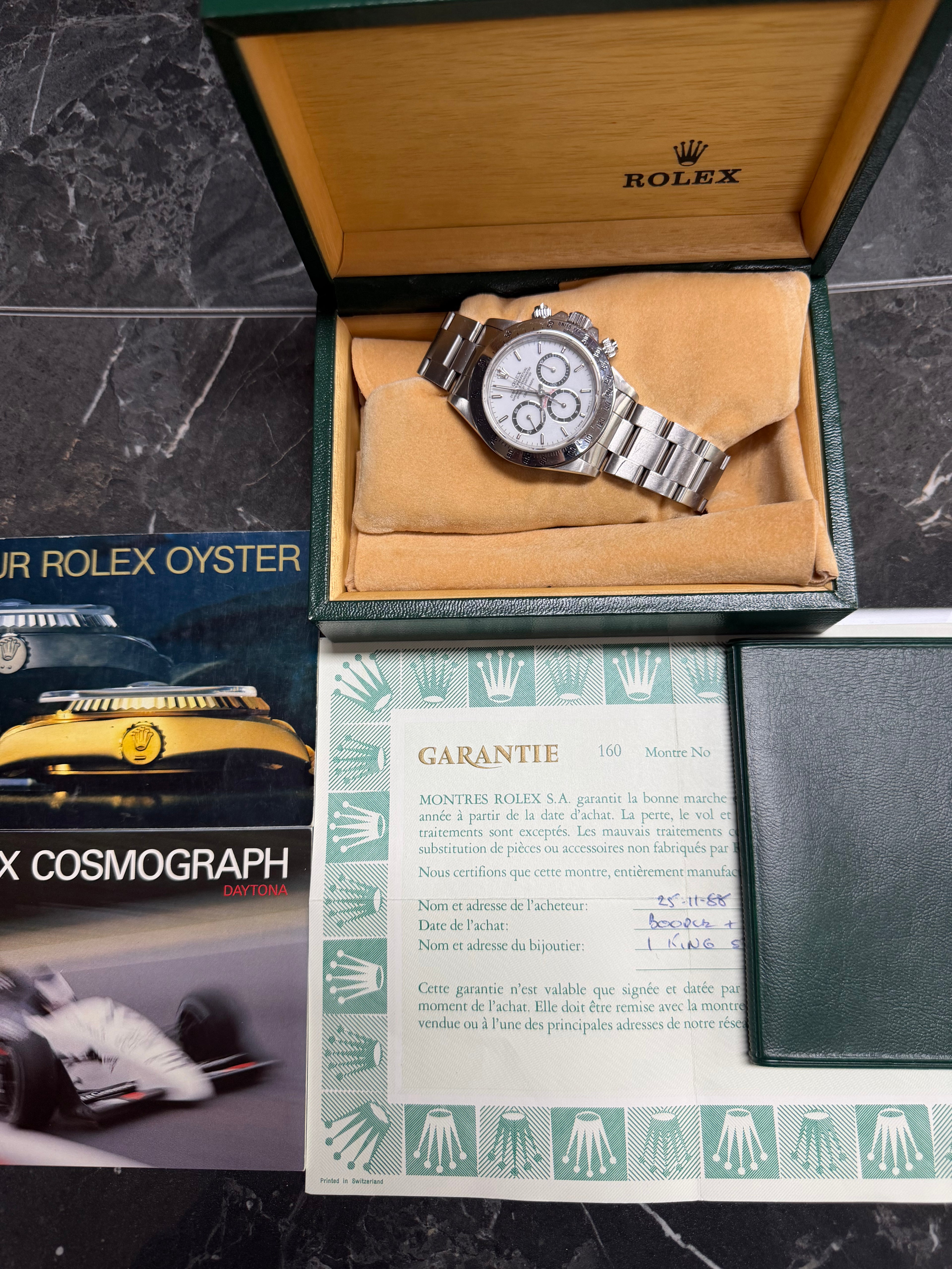 Rolex 16520 Zenith Porcelain Dial Full Set