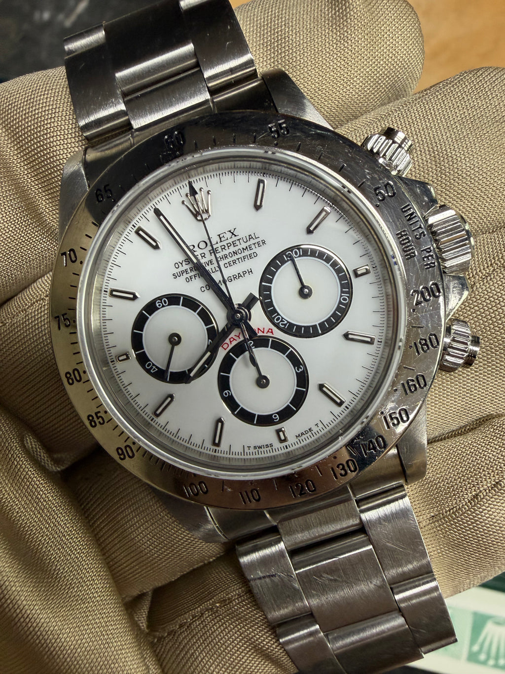 Rolex 16520 Zenith Porcelain Dial Full Set