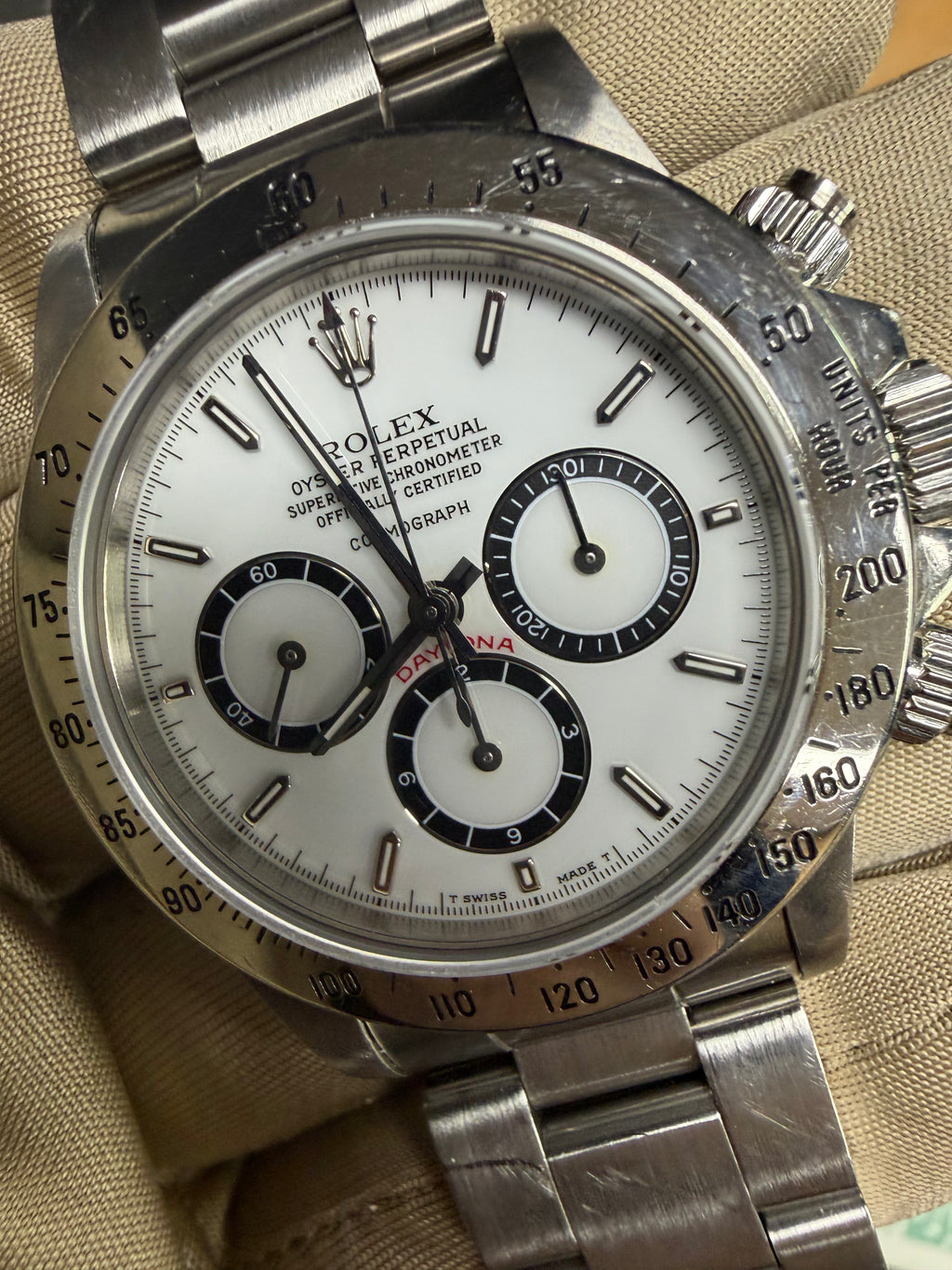 Rolex 16520 Zenith Porcelain Dial Full Set