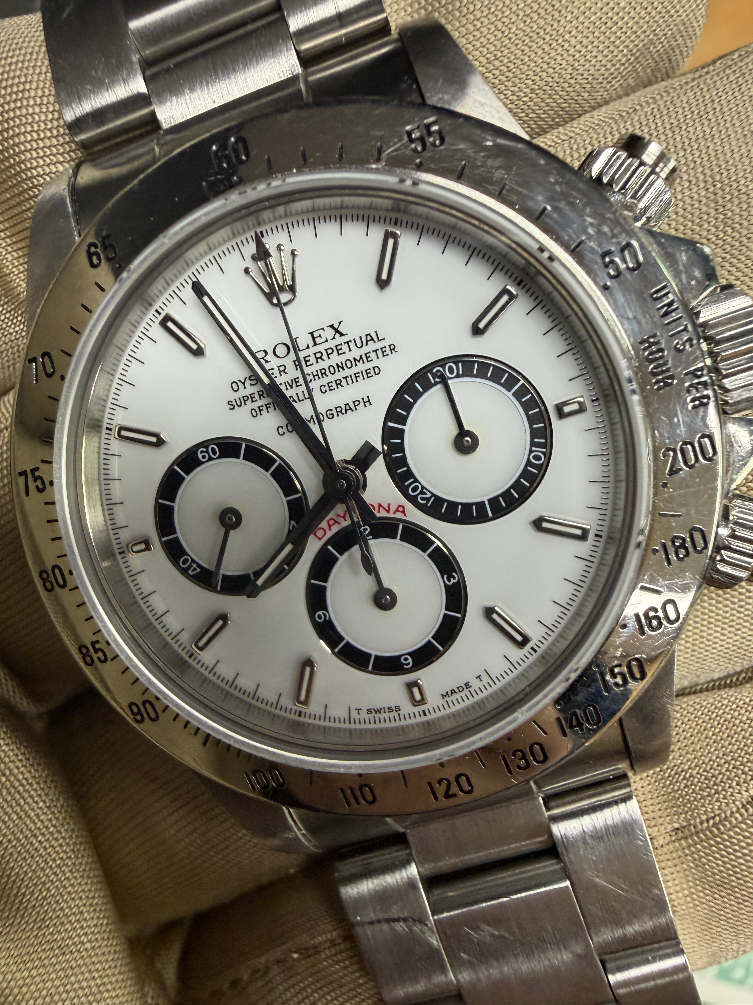 Rolex 16520 Zenith Porcelain Dial Full Set