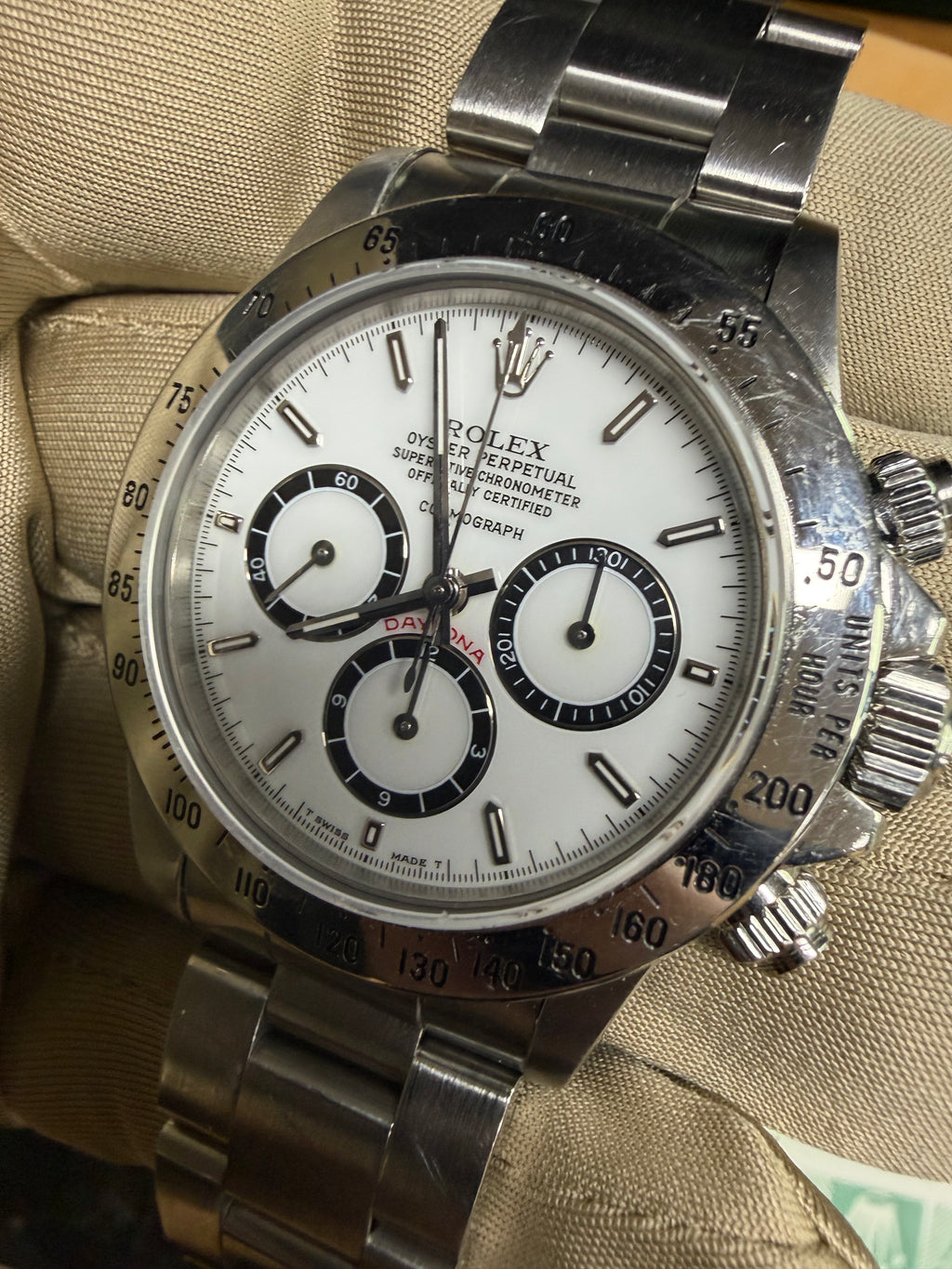 Rolex 16520 Zenith Porcelain Dial Full Set