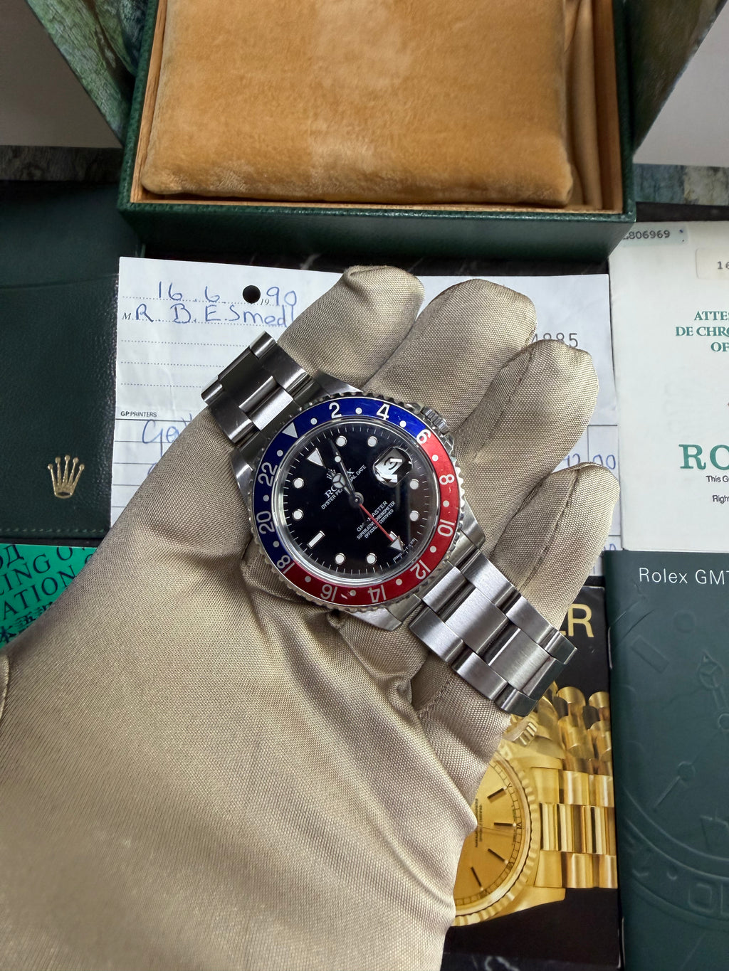 Rolex Pepsi 16700 GMT Master II - Full Set