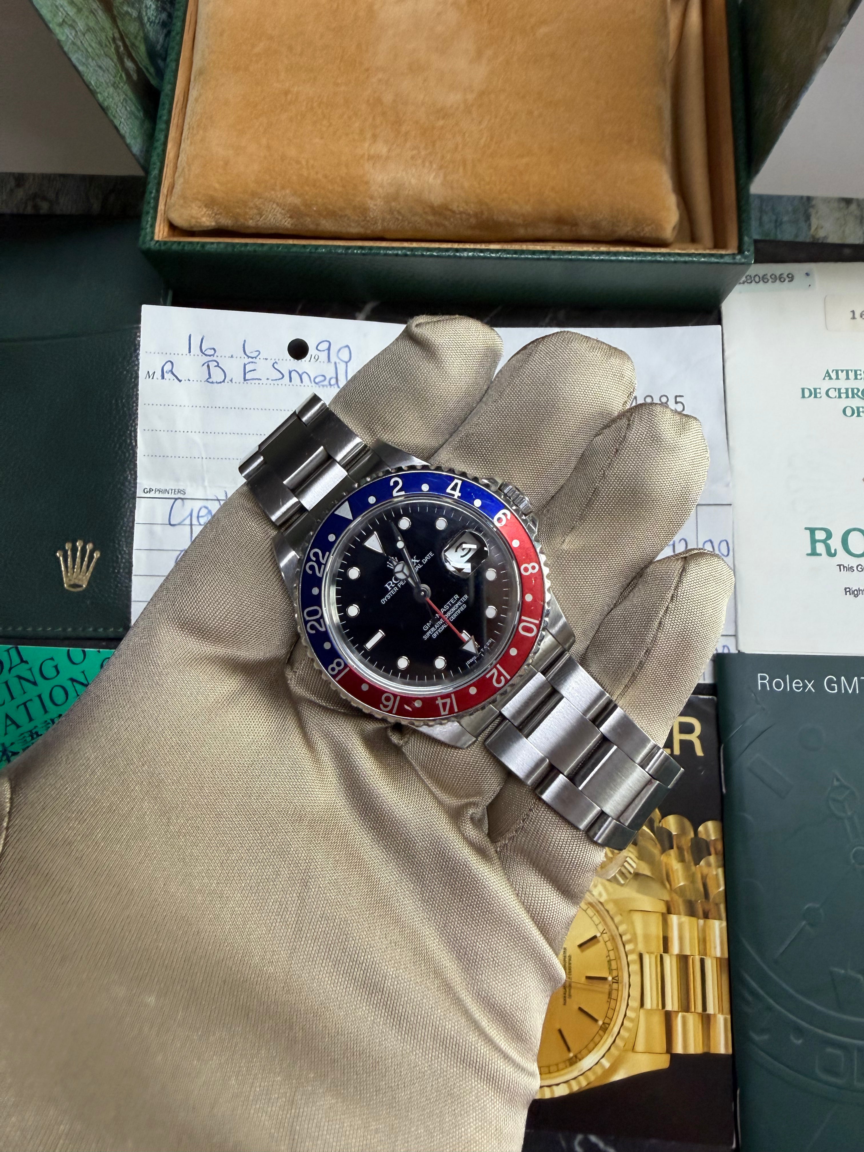 Rolex Pepsi 16700 GMT Master II - Full Set