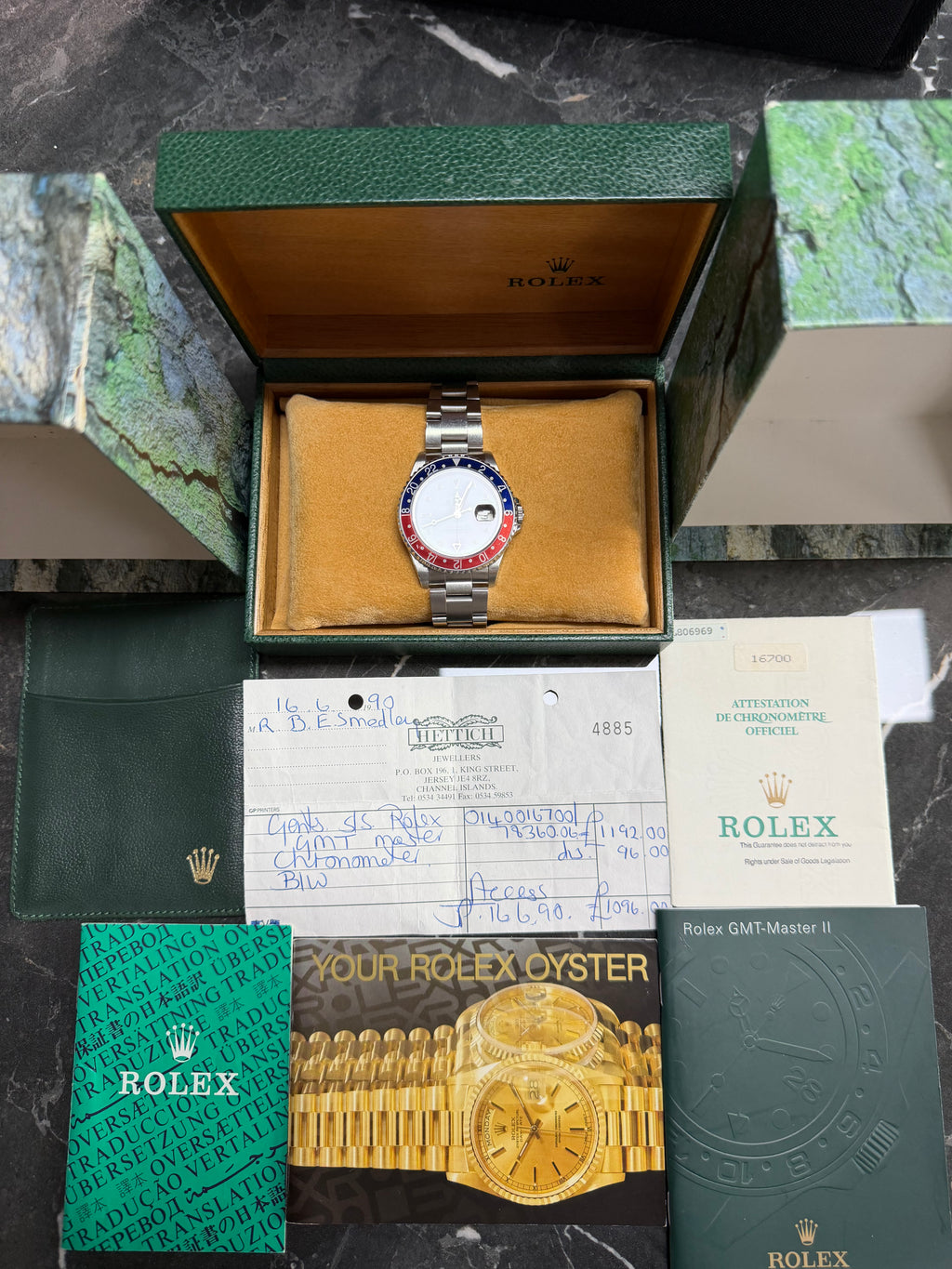 Rolex Pepsi 16700 GMT Master II - Full Set