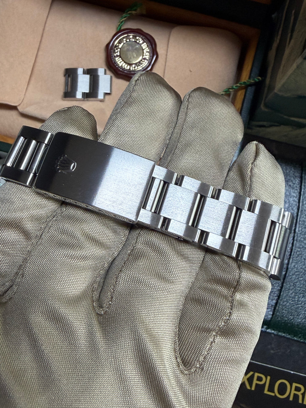 Rolex Explorer II 16750 "Panna Dial" Full Set