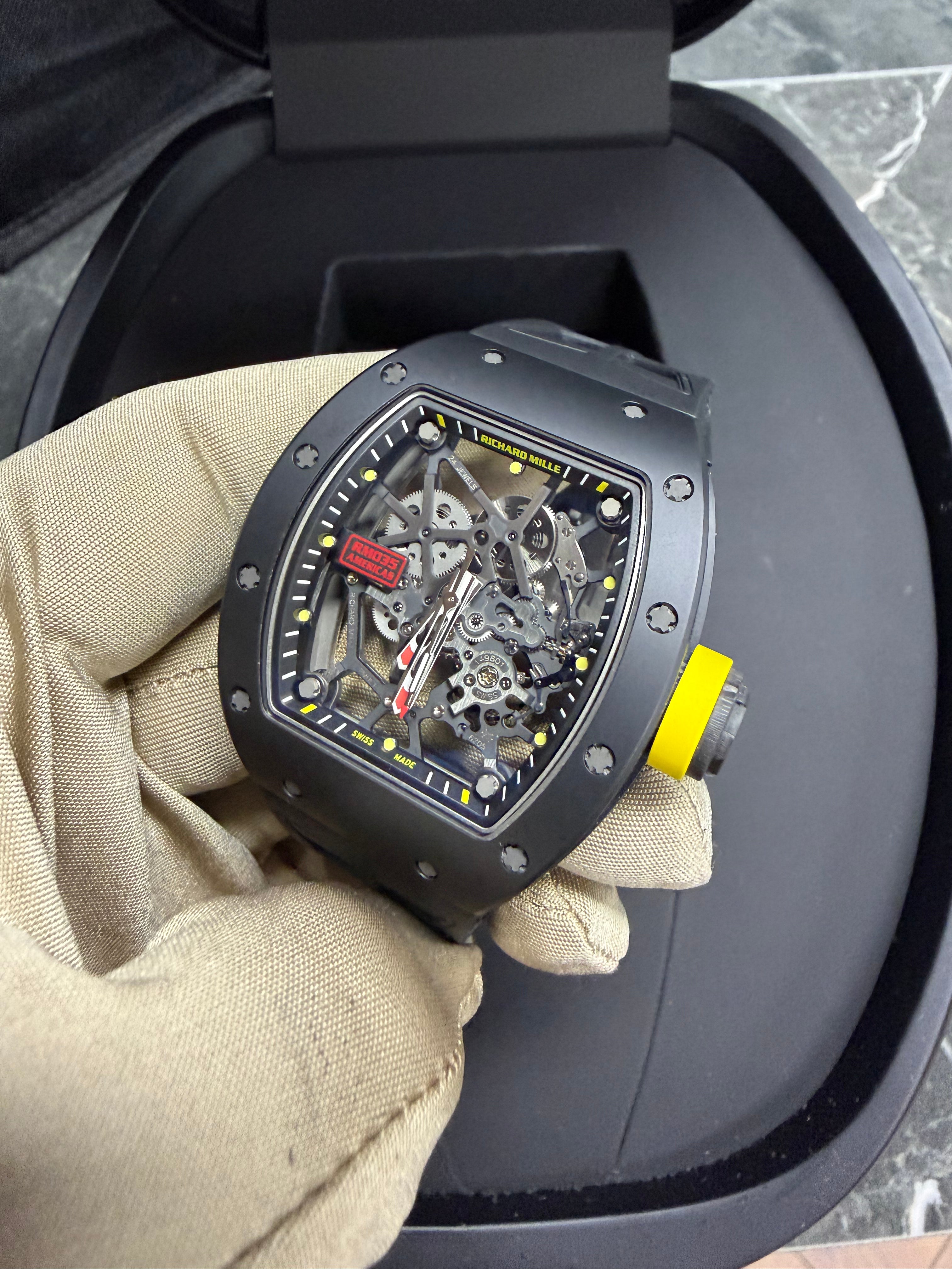 Richard Mille RM 035 "Americas Edition" Black TZP Skeleton
