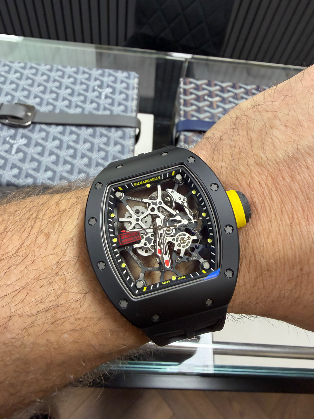 Richard Mille RM 035 "Americas Edition" Black TZP Skeleton